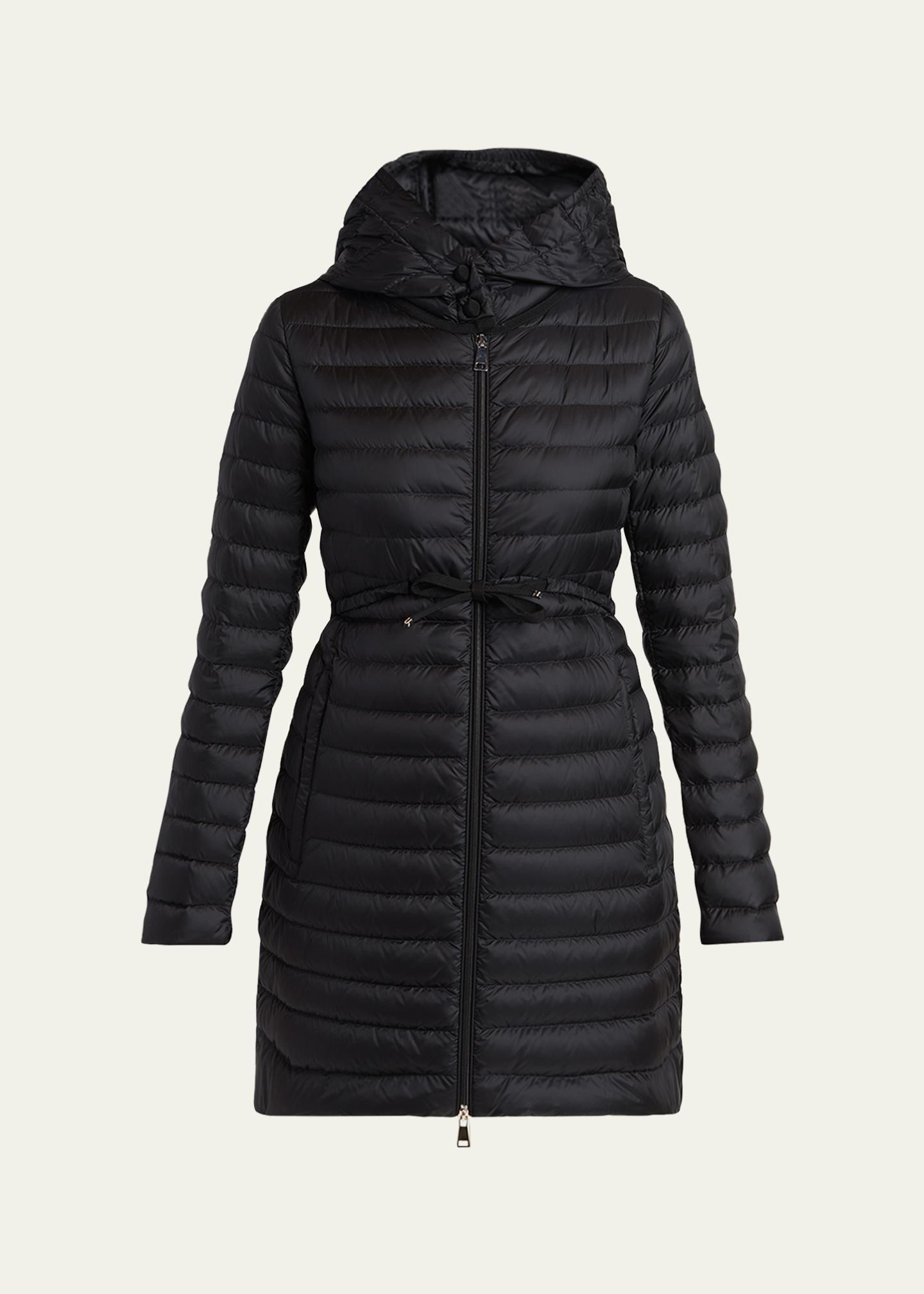 【たくこ】　MONCLER BARBEL ブラック　サイズ0 黒 Moncler Barbel Long Down Parka - Bergdorf Goodman