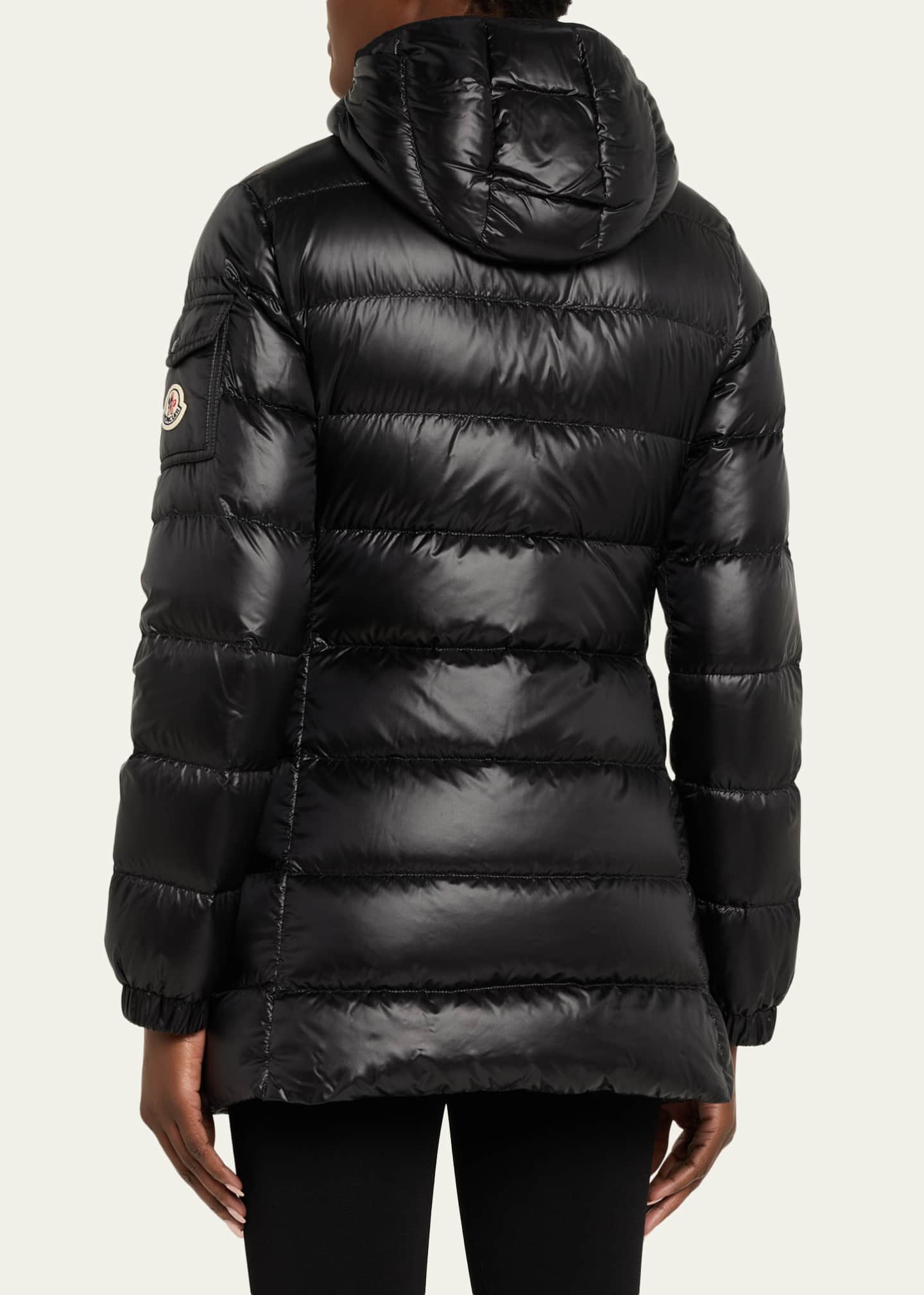 Moncler Glements Hooded Mid-Length Down Jacket - Bergdorf Goodman