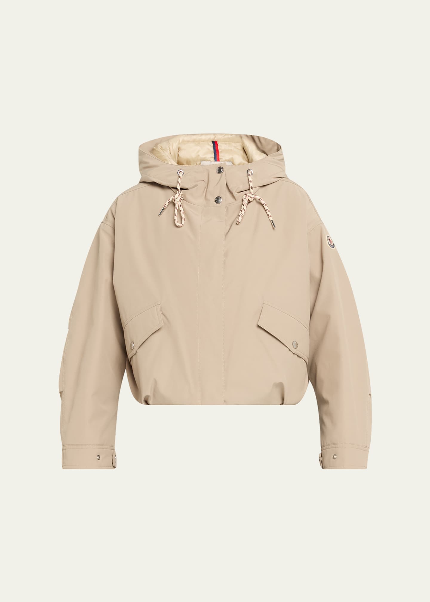 Moncler Eucalyptus Hooded Short Down Jacket - Bergdorf Goodman