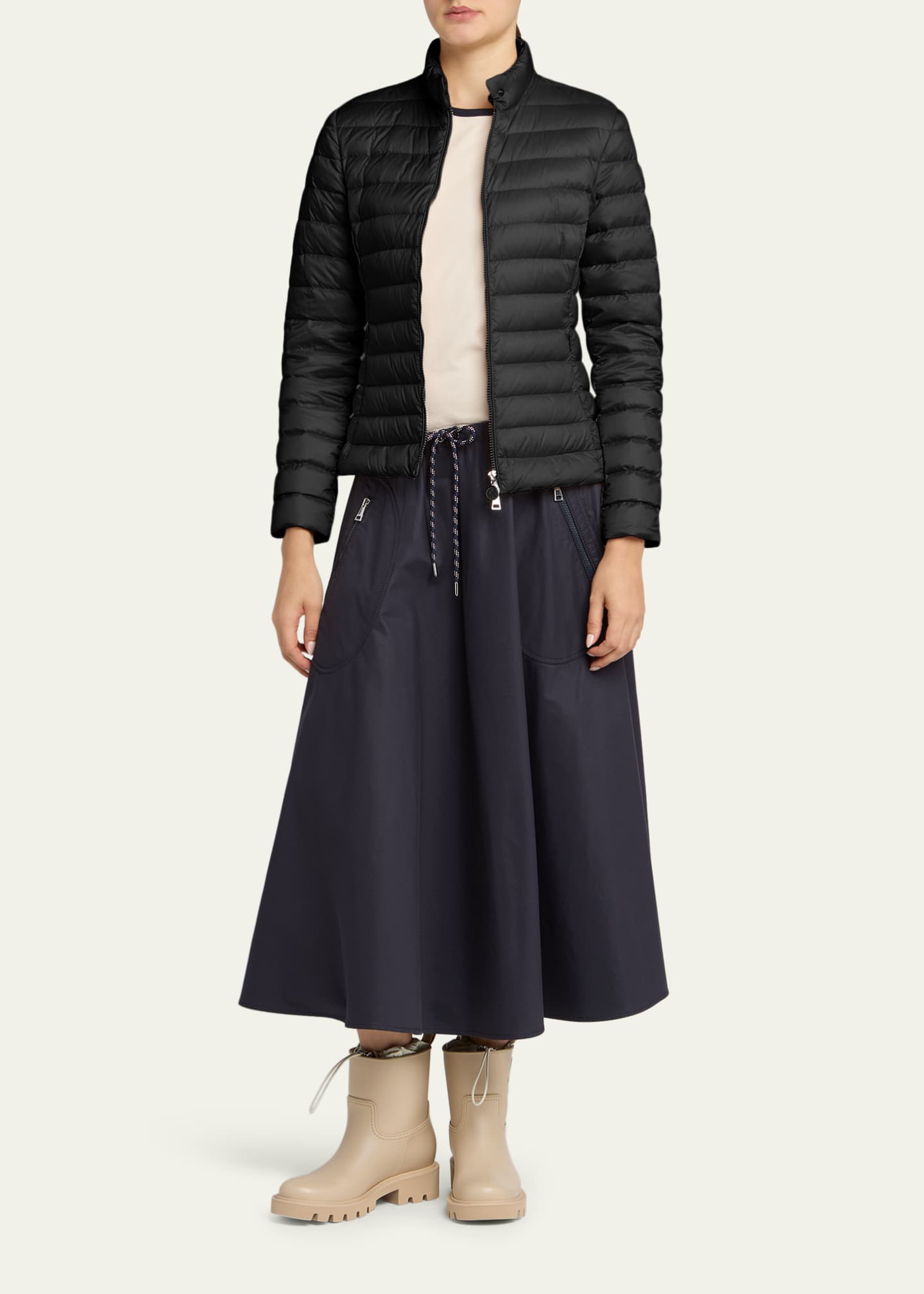 Moncler Igelle Slim Short Down Jacket - Bergdorf Goodman