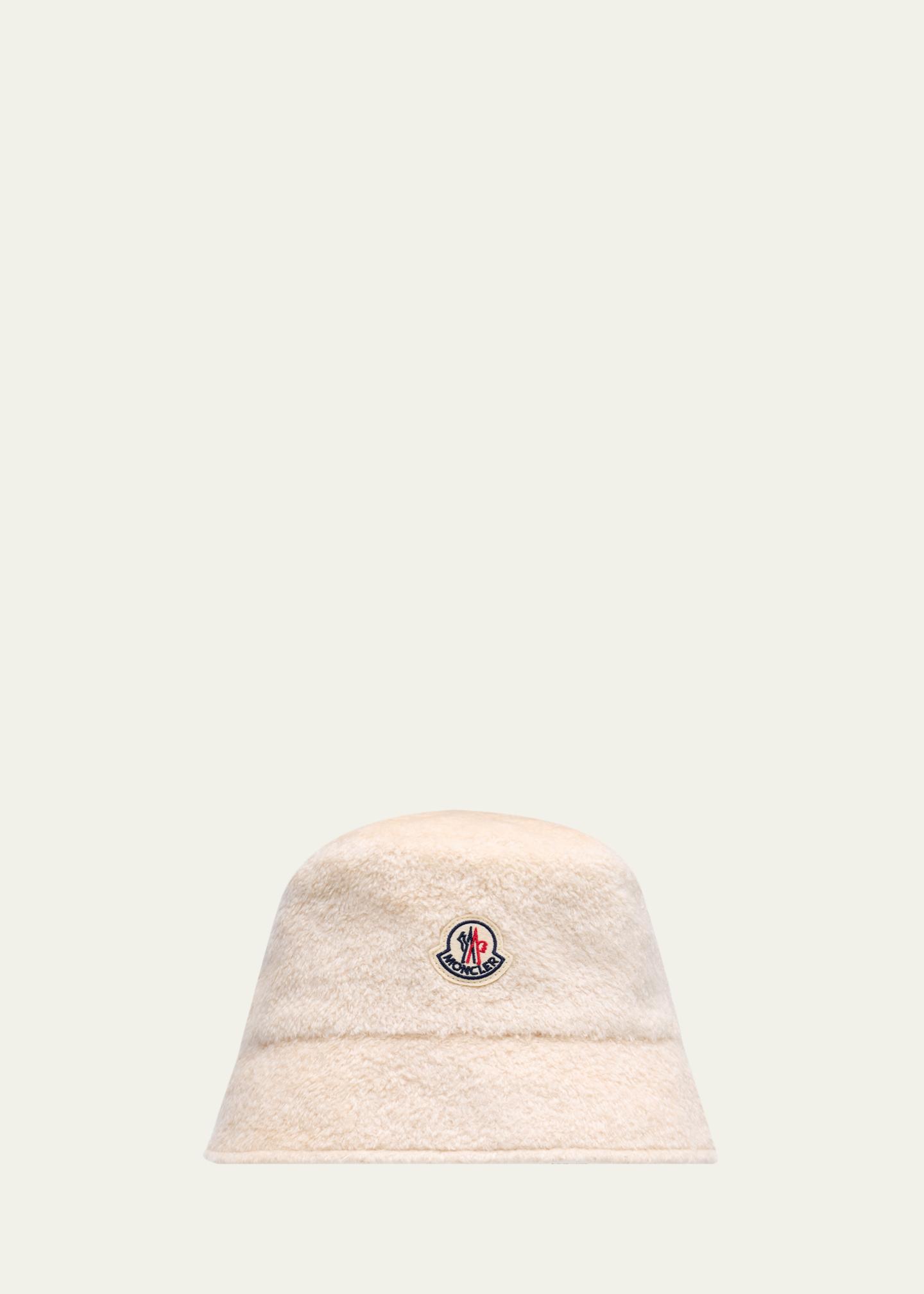Moncler Wool Logo Bucket Hat - Bergdorf Goodman