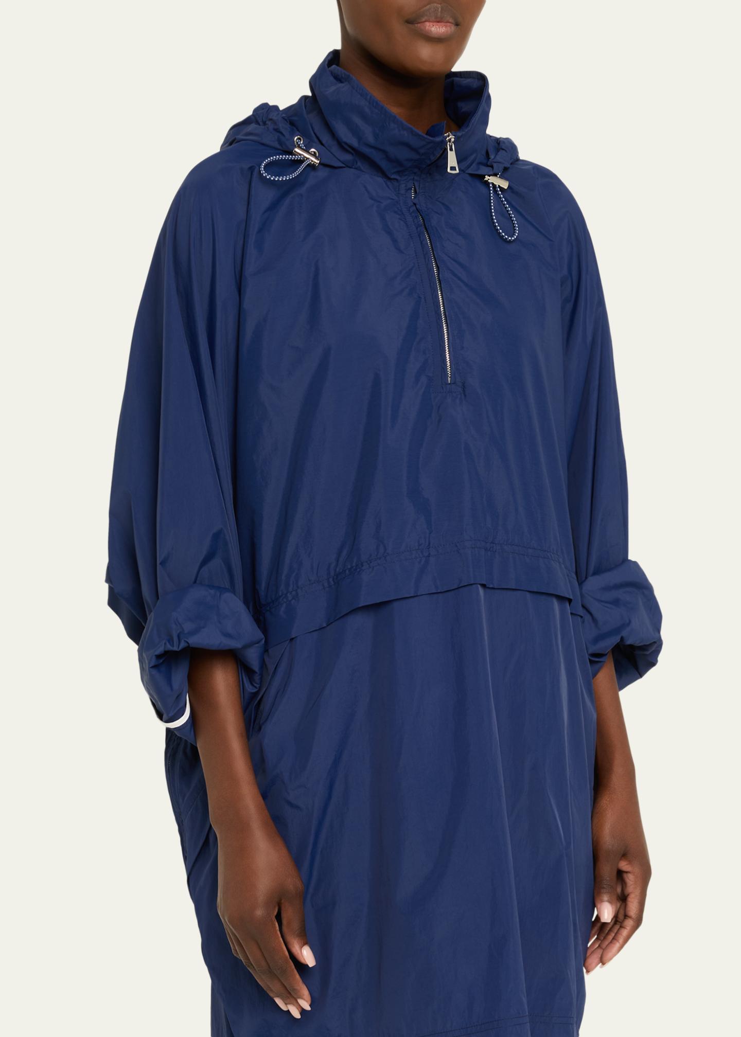 Plan C Oversized Nylon Anorak Jacket - Bergdorf Goodman