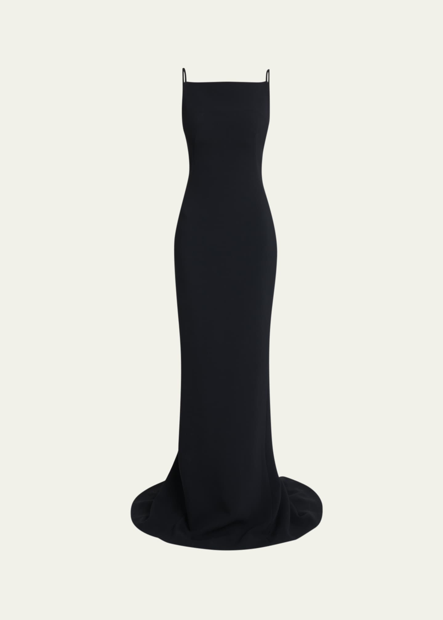 Givenchy Square-Neck Trumpet Gown - Bergdorf Goodman