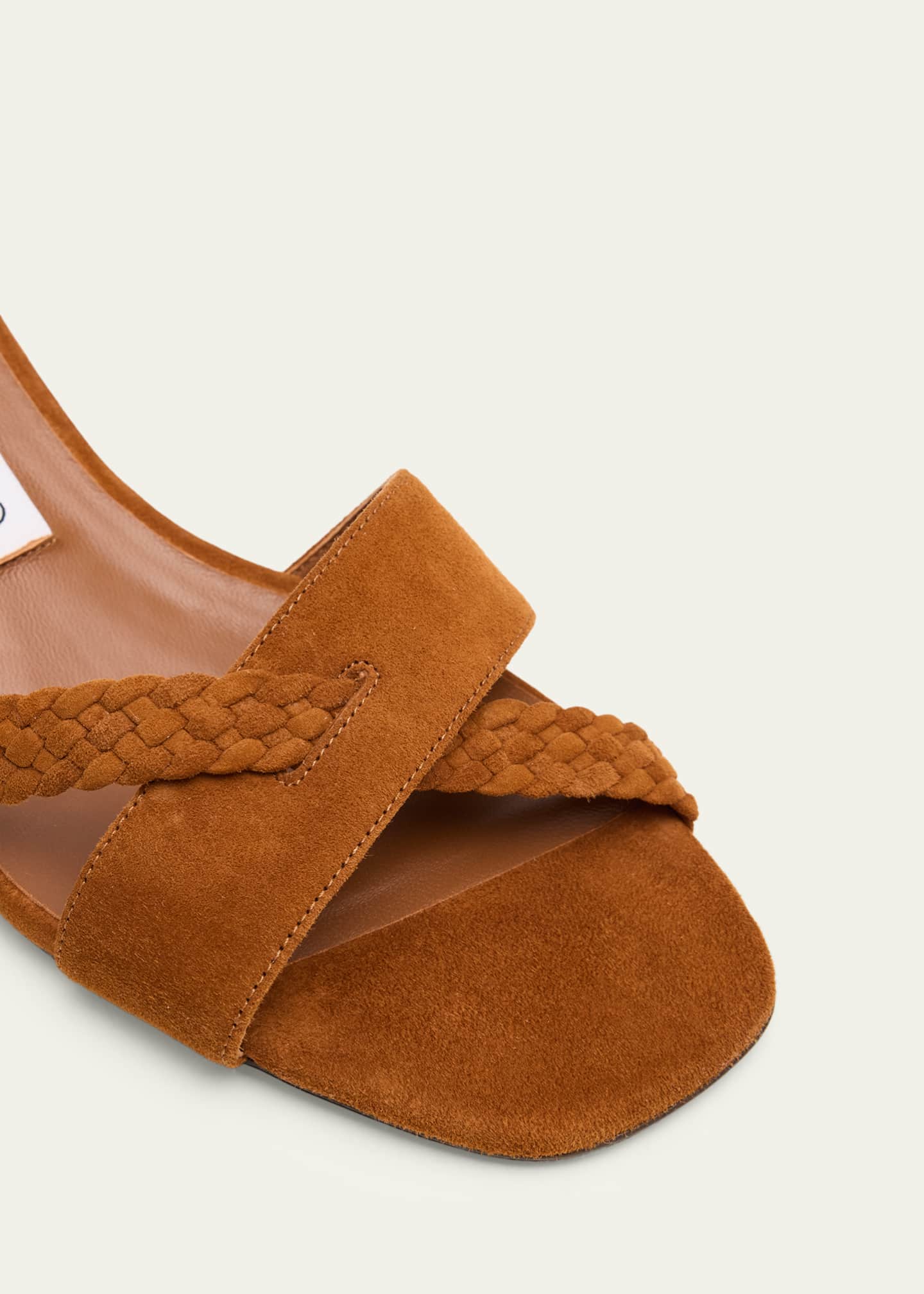 Jimmy Choo 45mm Rori Suede Mule Sandals - Bergdorf Goodman