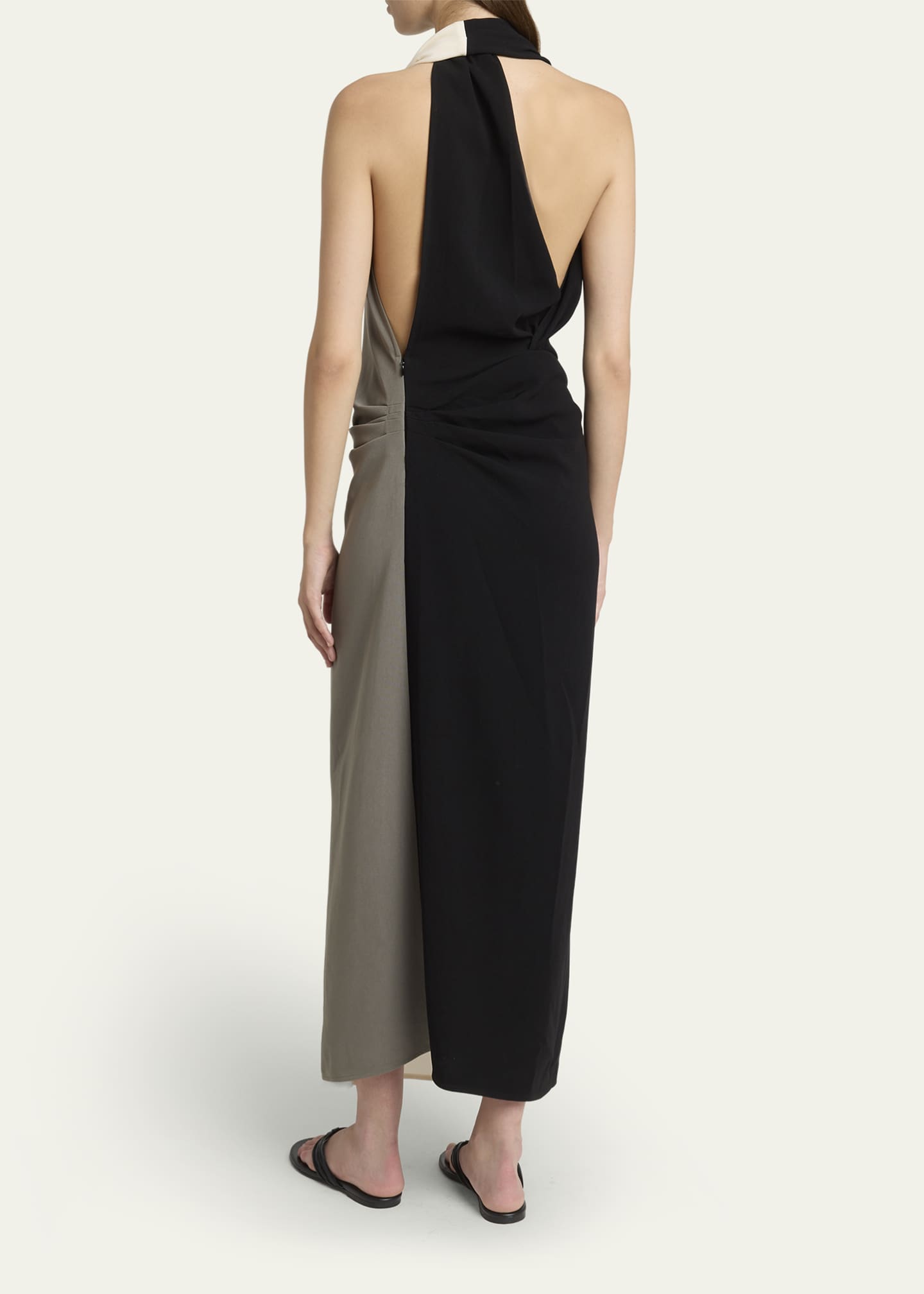 Proenza Schouler Elsa Draped Matte Crepe Dress