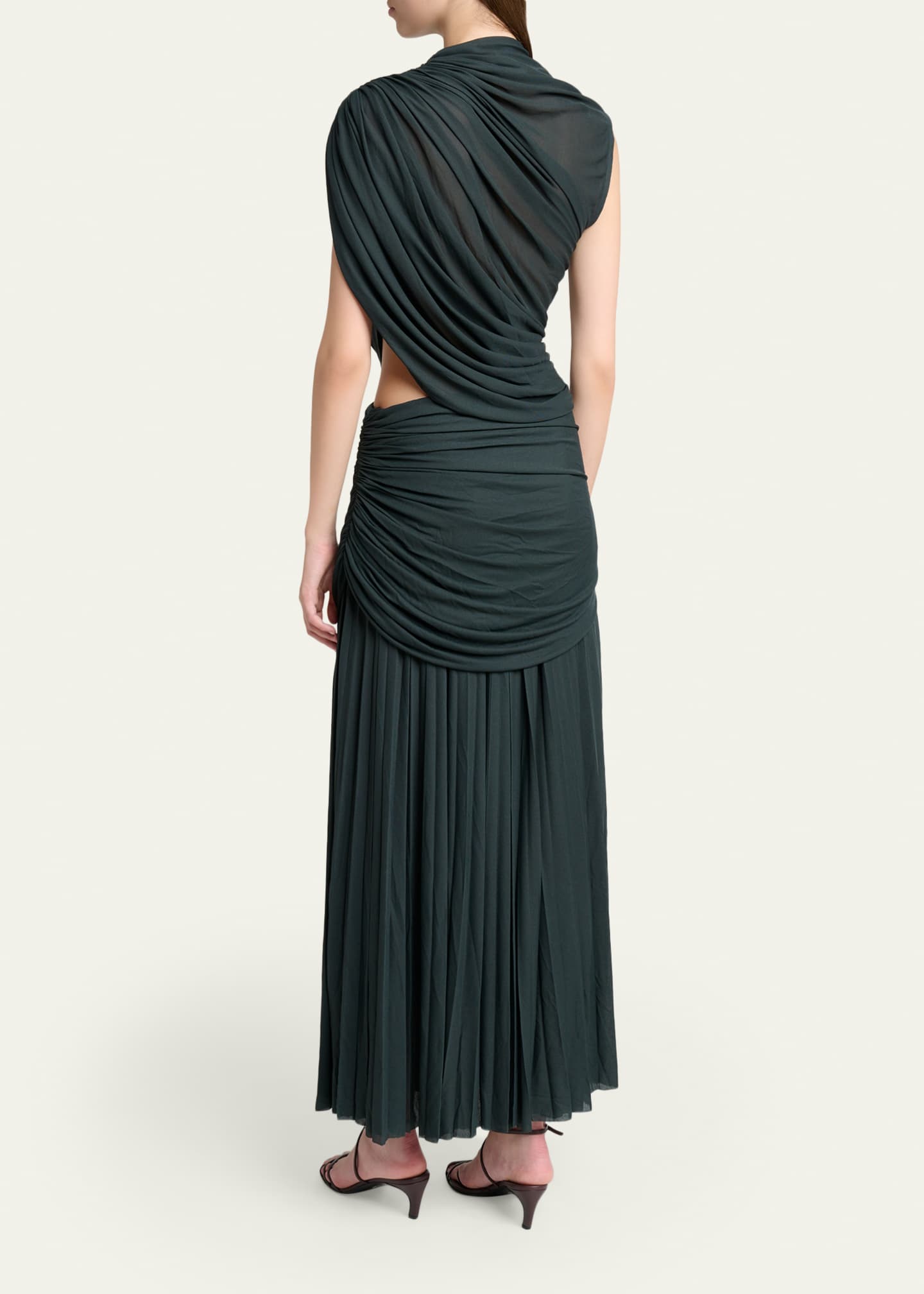 proenza schouler ruched crepe jersey maxi dress Proenza Schouler Crepe jersey ruched dress