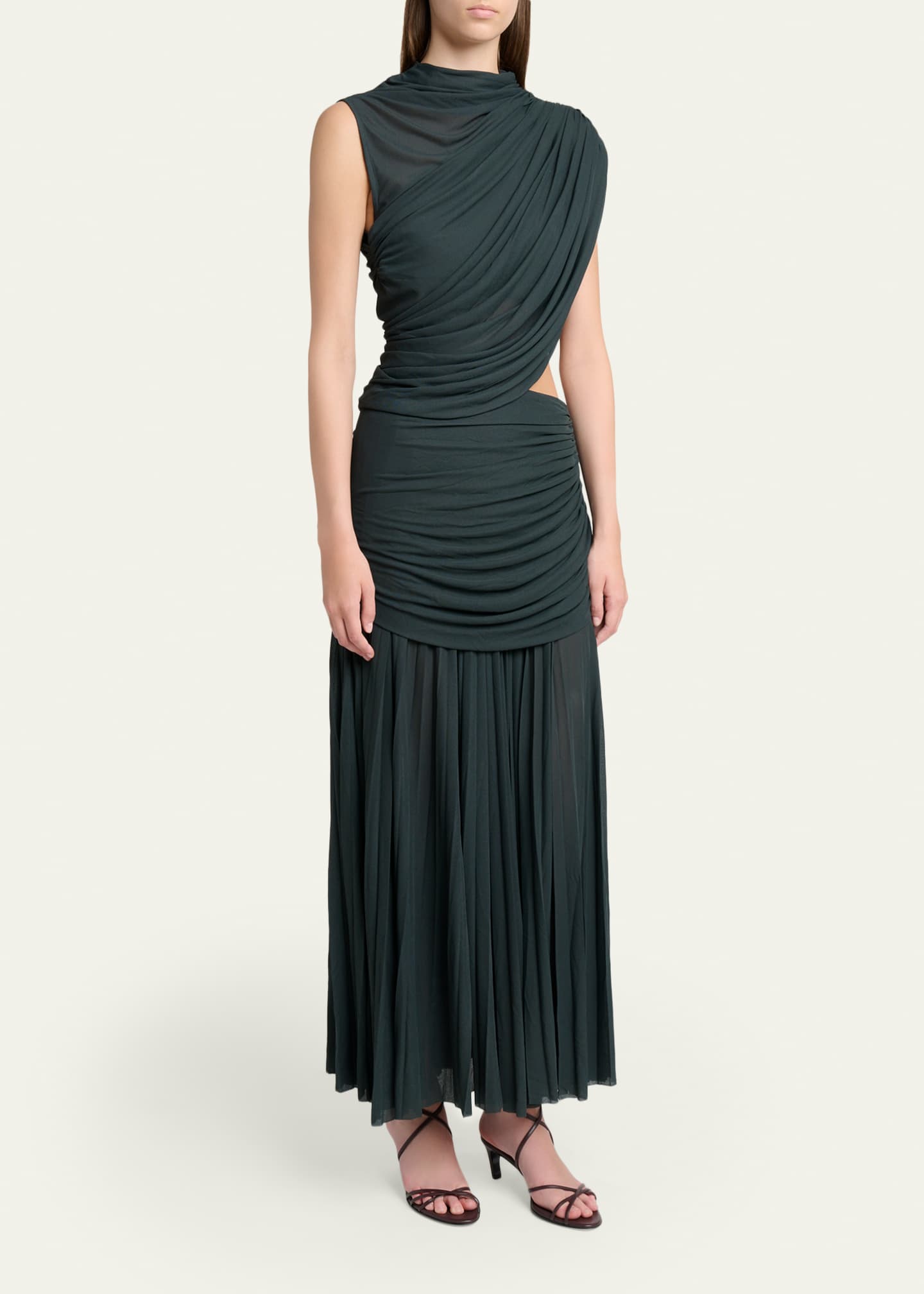 high end custom embroidered fashion dresses Silk Embroidered Dress - Custom Style