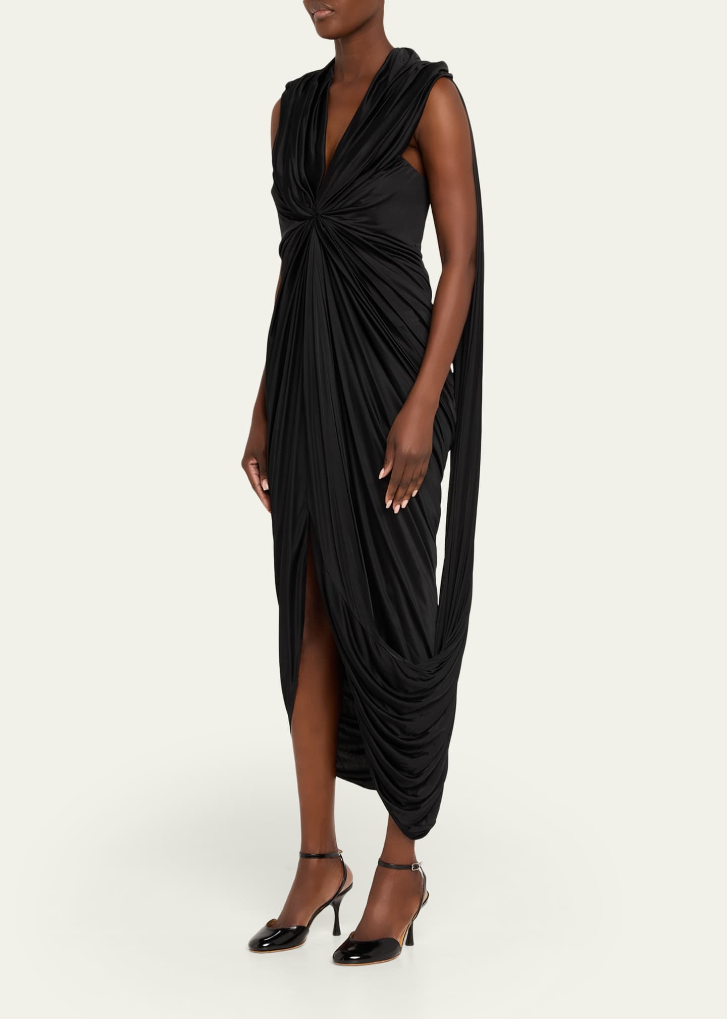 dress loewe Loewe Tie-detailed Sleeveless Day Dress main image 1