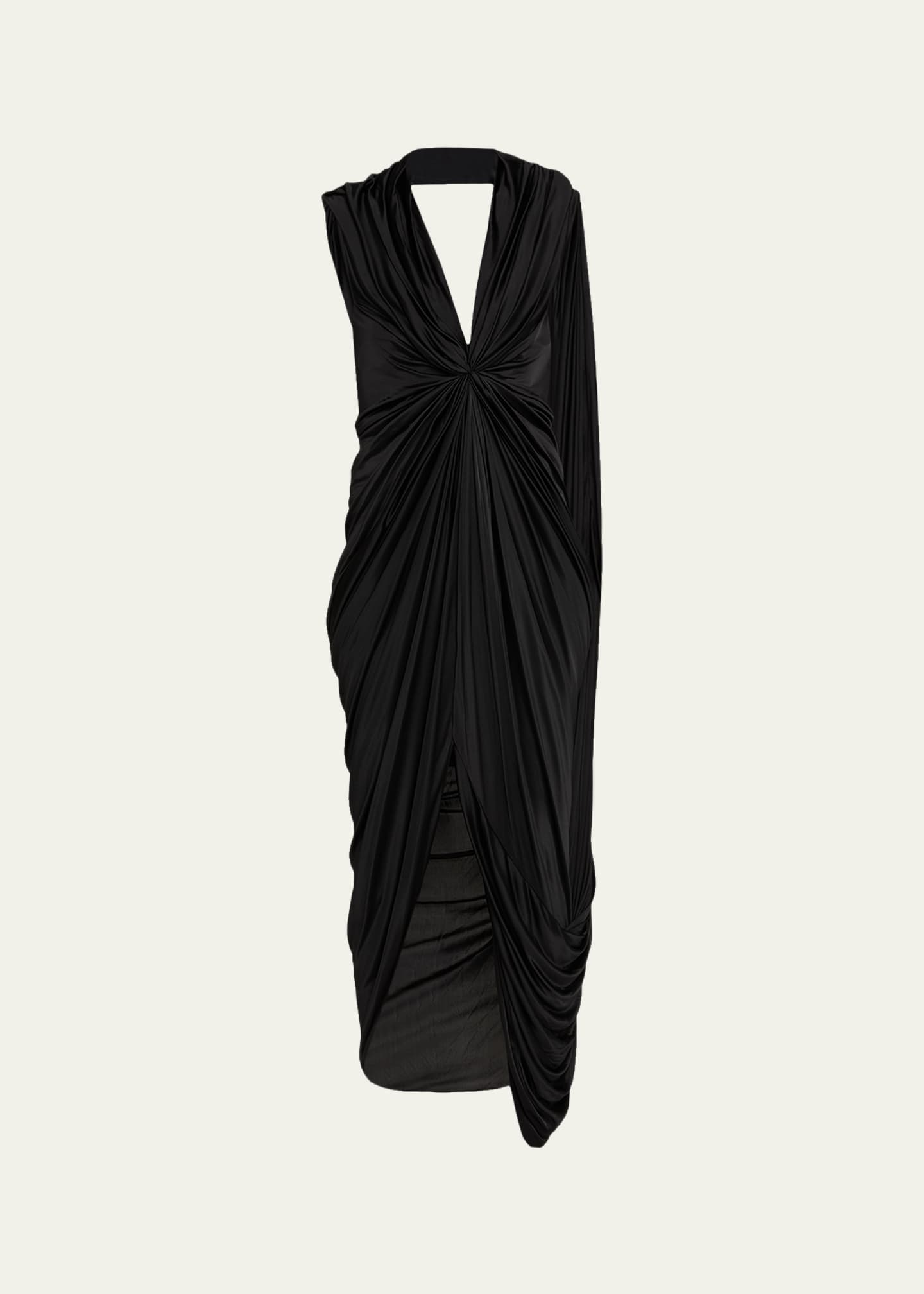 loewe asymmetric dress LOEWE - Dress In Viscose for Woman - 40 - Black