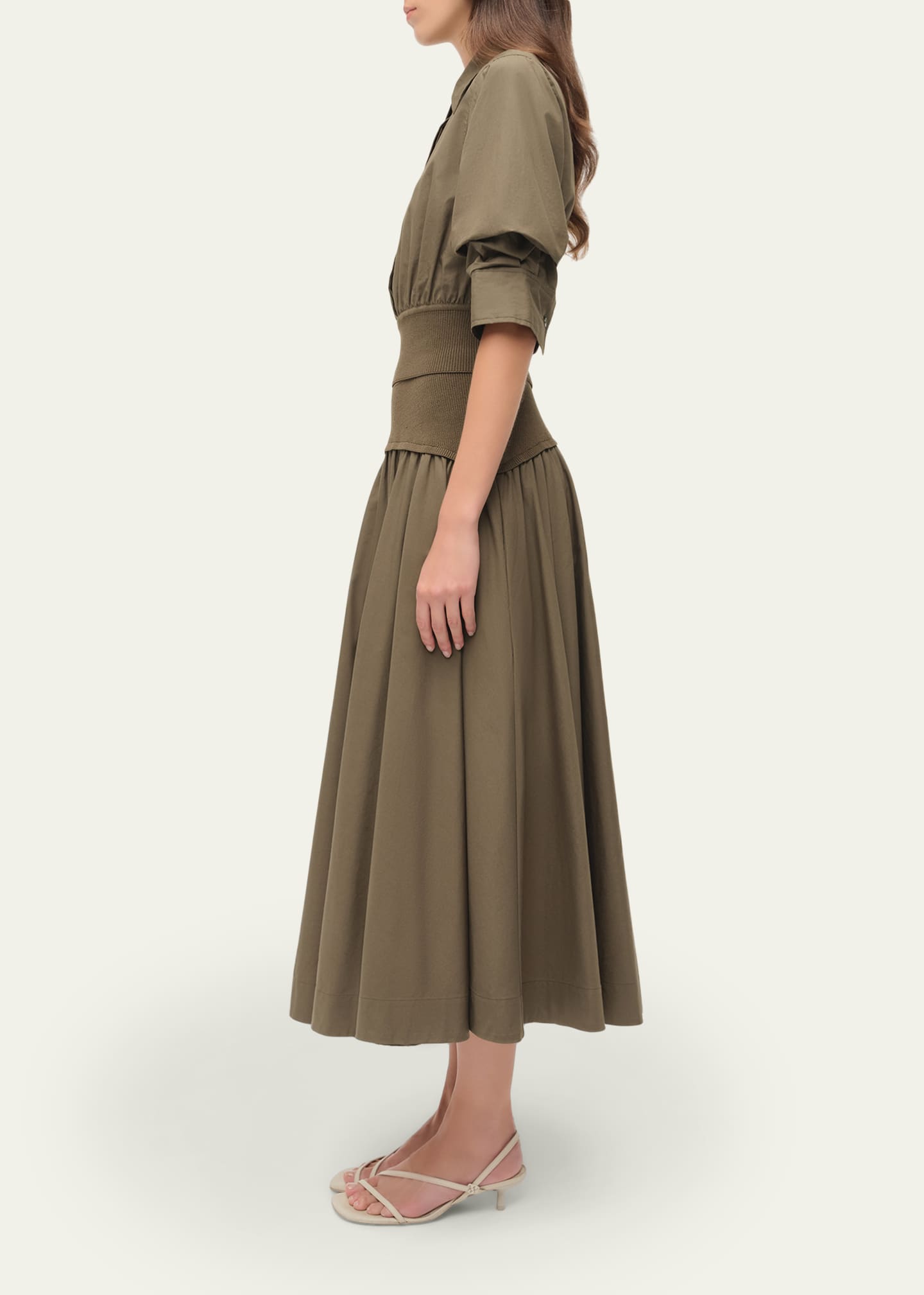 SIMKHAI Ovie Midi Skirt - Bergdorf Goodman