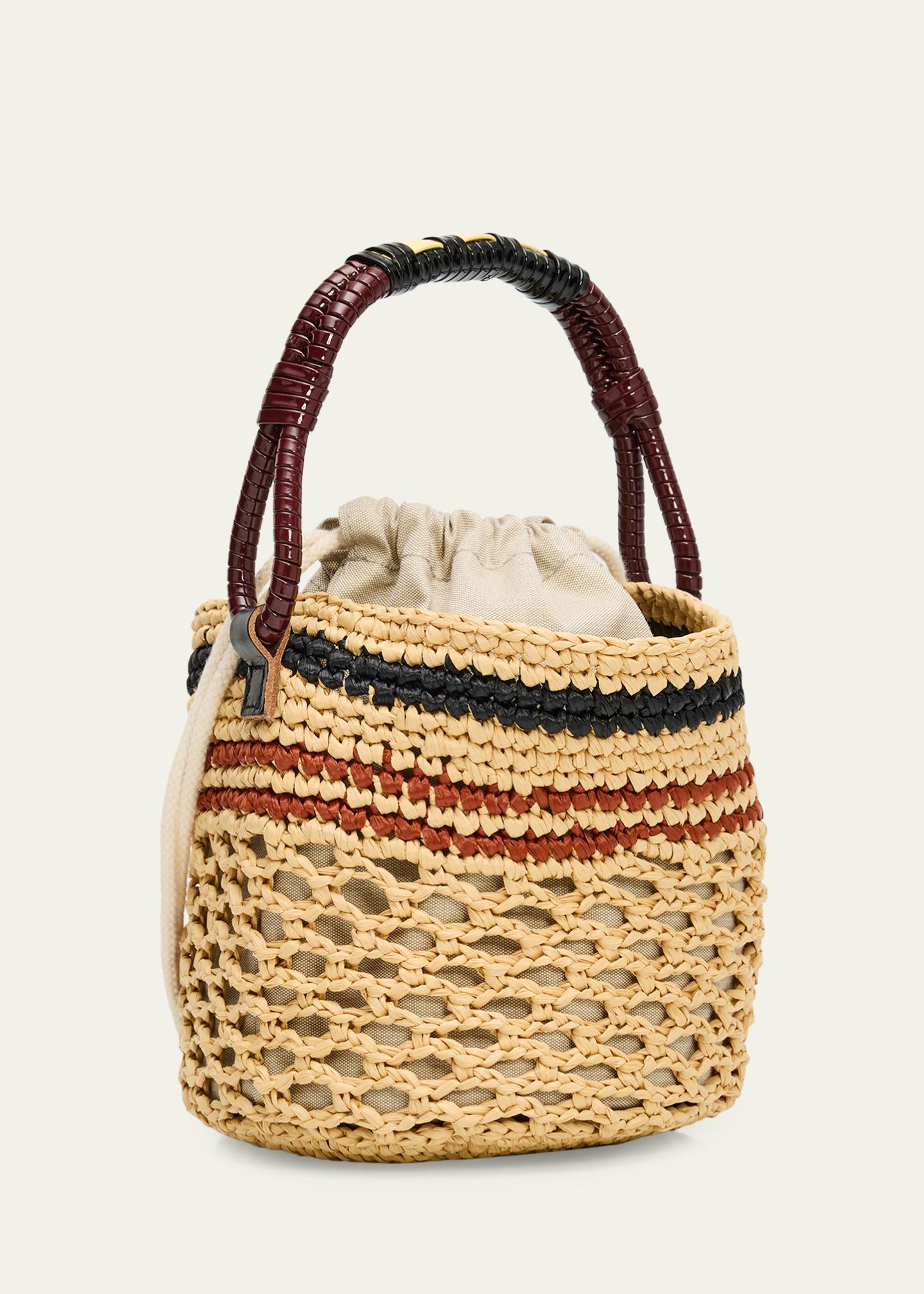 Plan C Woven Raffia Bucket Bag - Bergdorf Goodman
