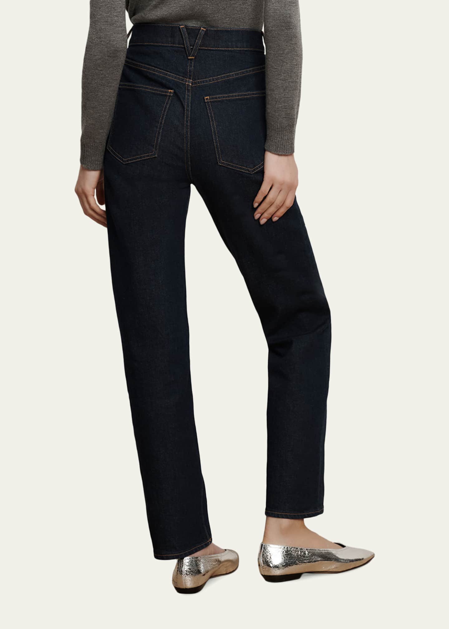 Leah Mid Rise Straight Leg Washed Onyx main image 0