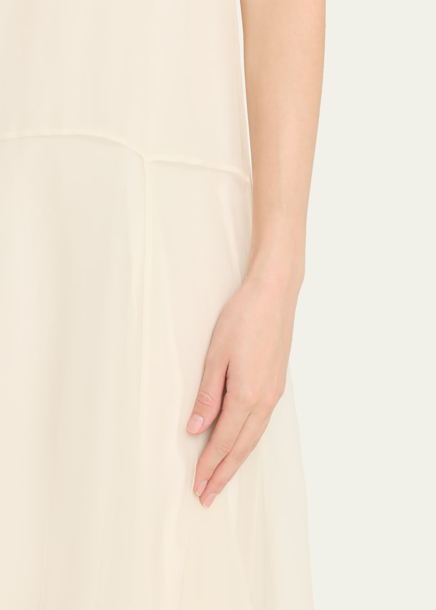 chinese dress ladies Brunello Cucinelli Strapless Silk-Blend Maxi Dress