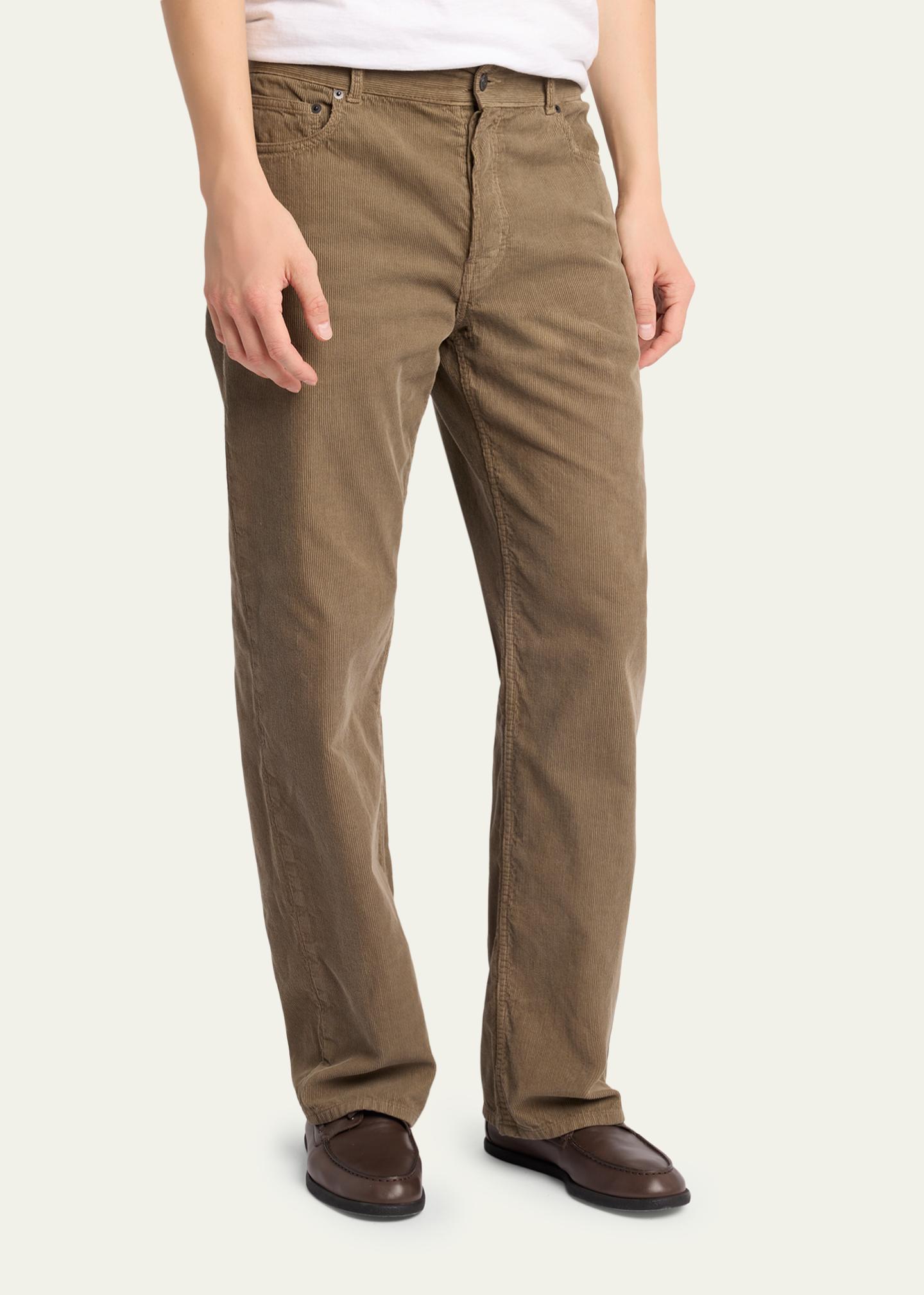 THE ROW Men's Straight Fit Corduroy Five-Pocket Pants - Bergdorf Goodman
