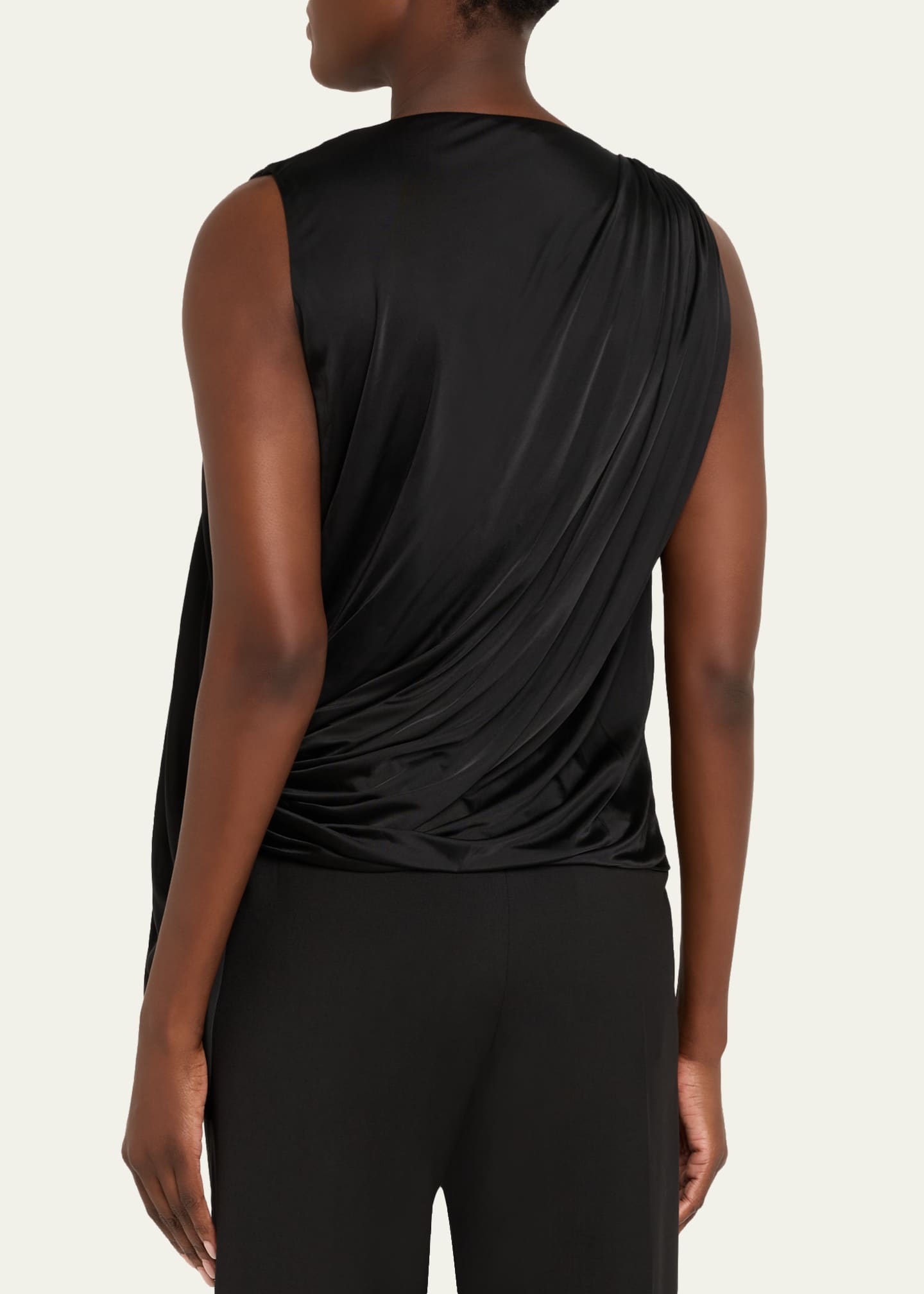 Loewe Draped Jersey Sleeveless Top - Bergdorf Goodman