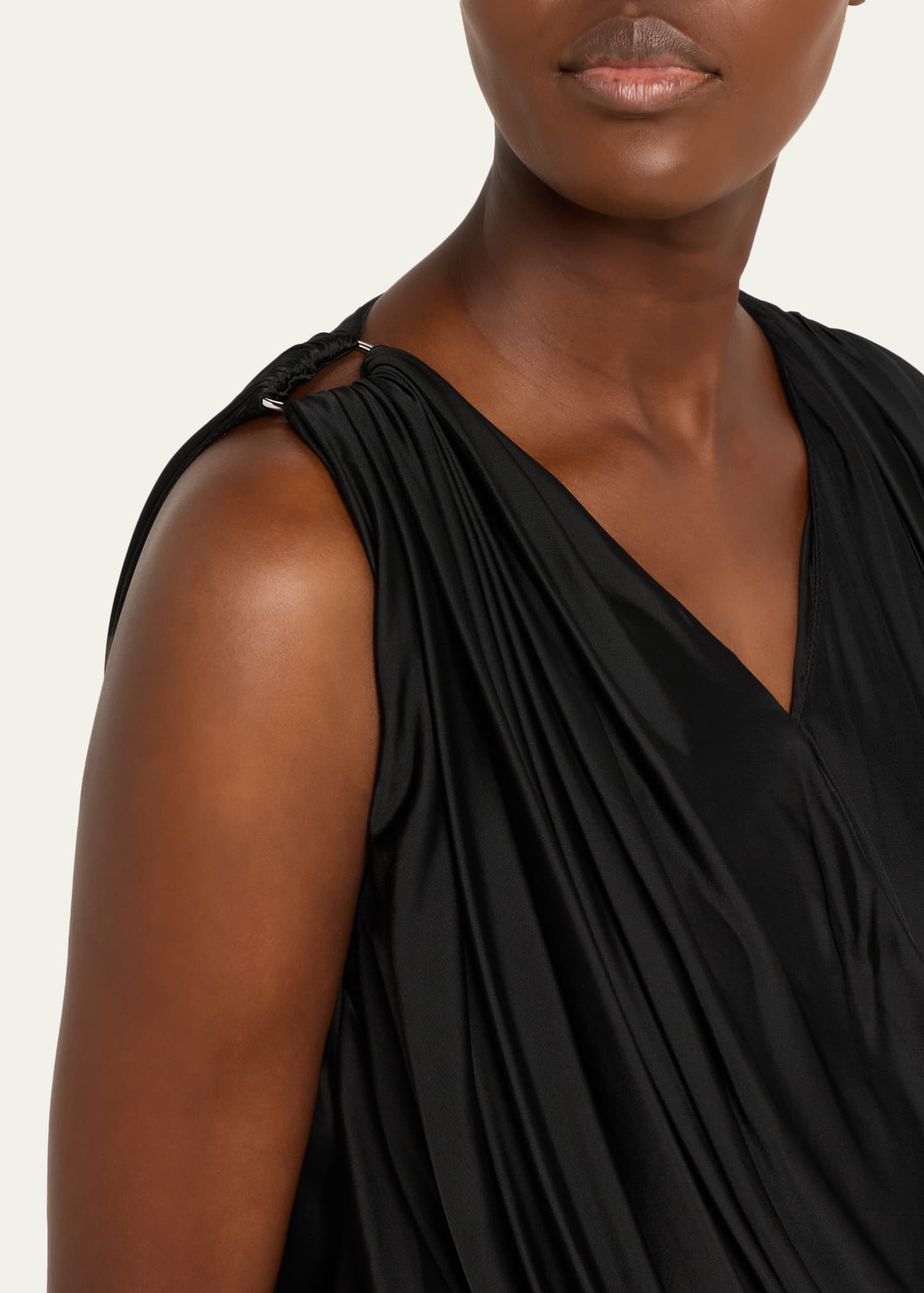 Loewe Draped Jersey Sleeveless Top - Bergdorf Goodman