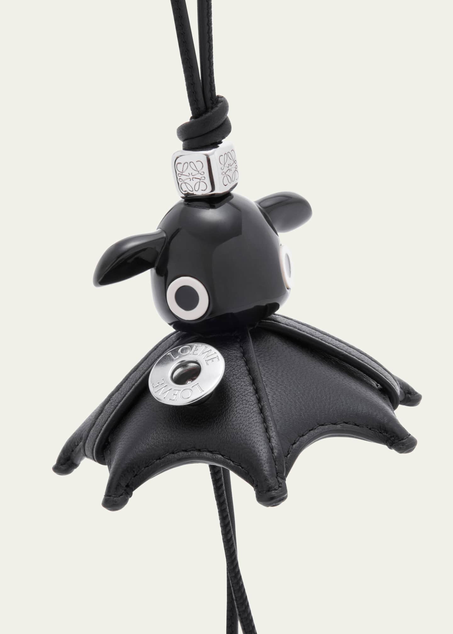 Loewe Men's Biker Puzz Leather Keychain Purse Charm - Bergdorf Goodman
