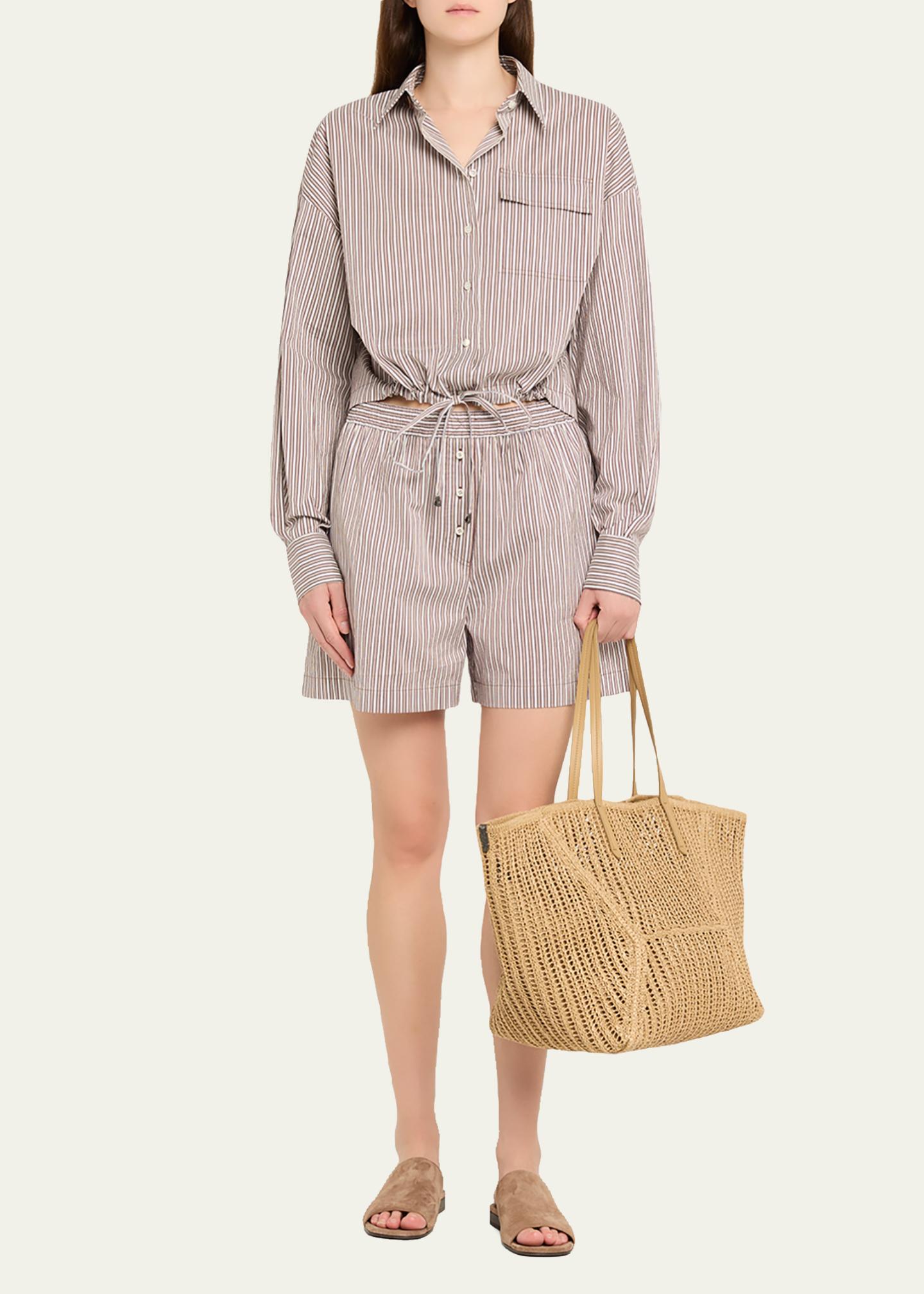 Brunello Cucinelli Monili Suede Mule Sandals - Bergdorf Goodman