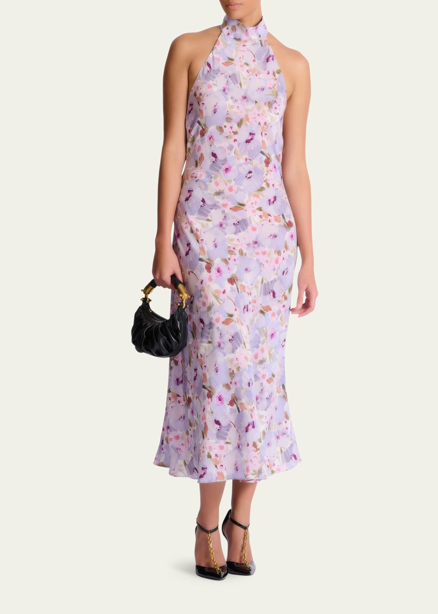 shirley maclaine edith head backless dress front Kensie Black Backless Midi Dress - US 0 main image 0