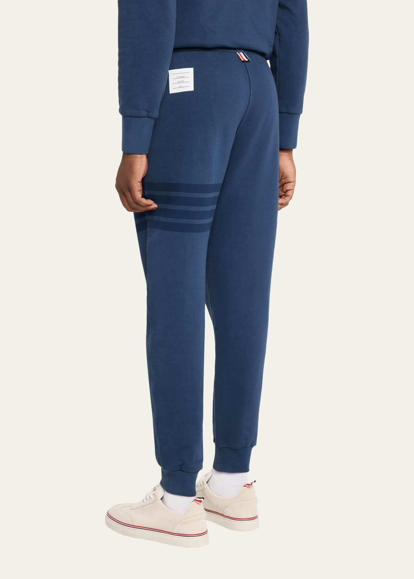 Thom Browne Men's 4-Bar Cotton Sweatpants - Bergdorf Goodman