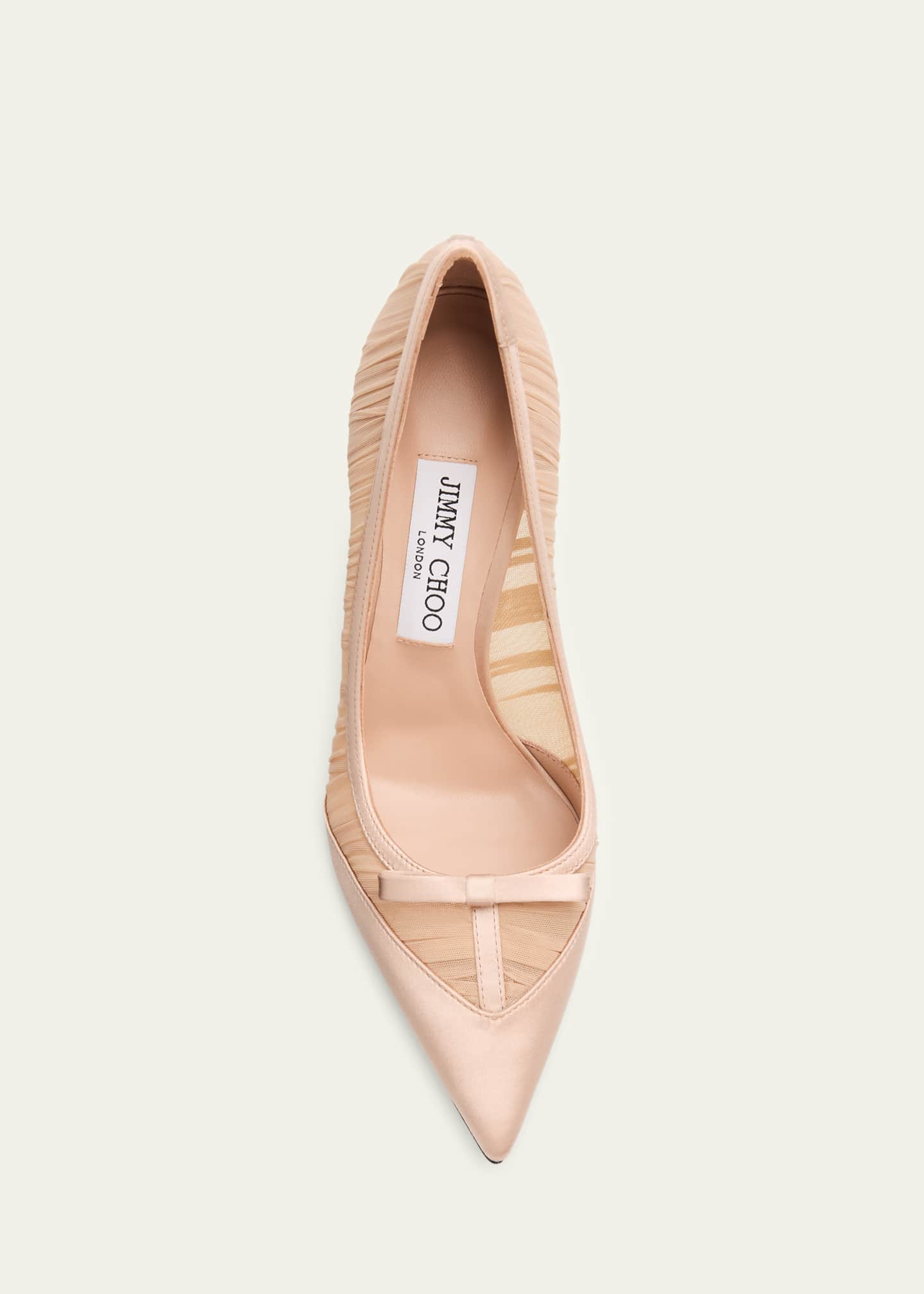 Jimmy Choo 100mm Love Mesh Tulle Pumps - Bergdorf Goodman