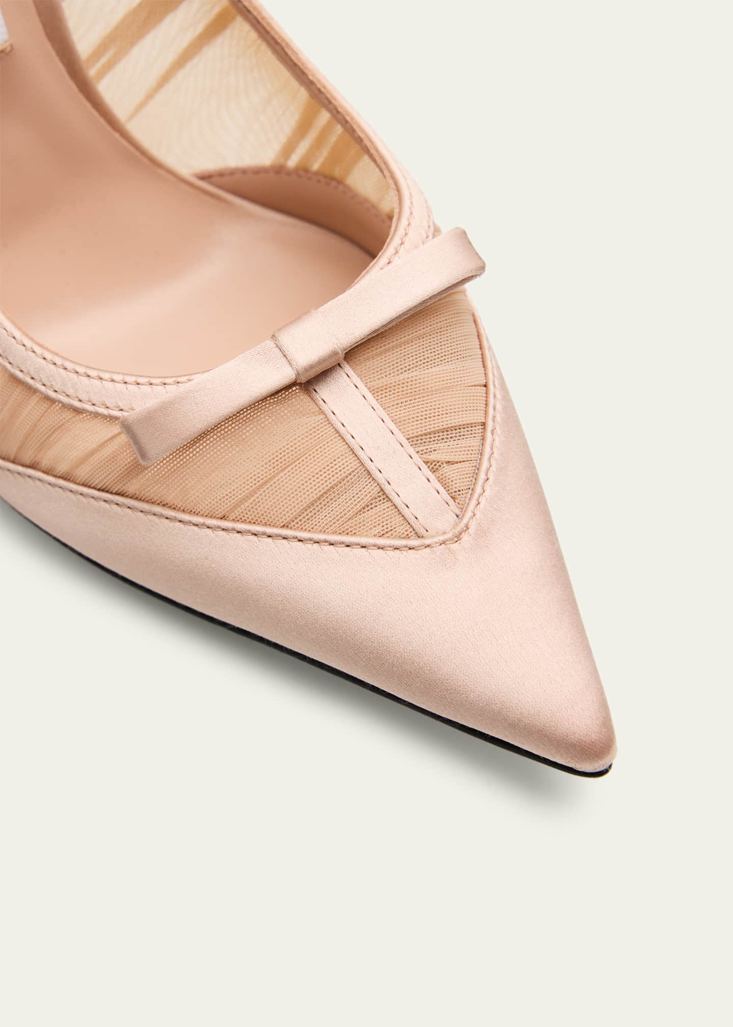 Jimmy Choo 100mm Love Mesh Tulle Pumps - Bergdorf Goodman