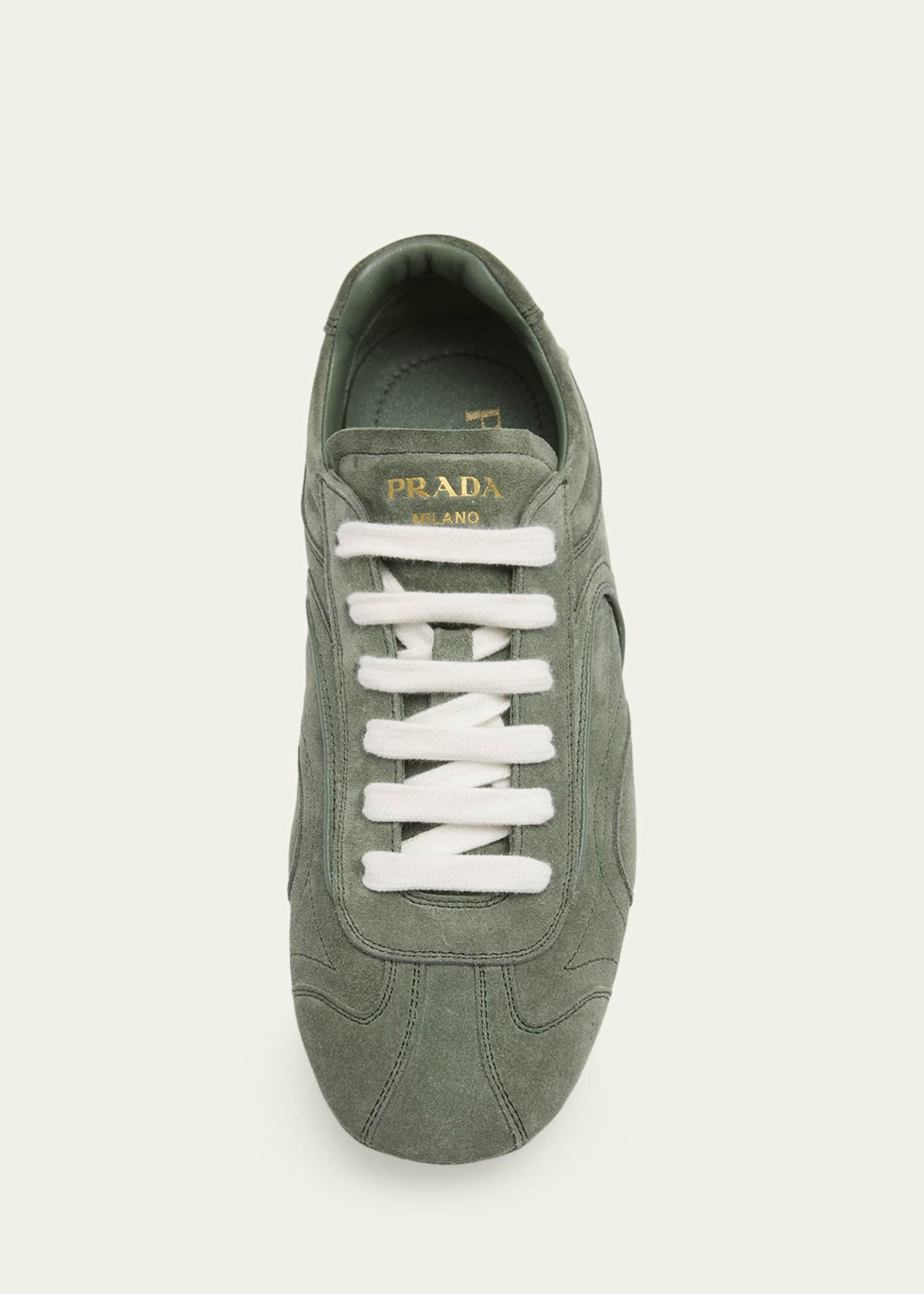 Prada Montecarlo Re-Edition 2005 Suede Sneakers - Bergdorf Goodman