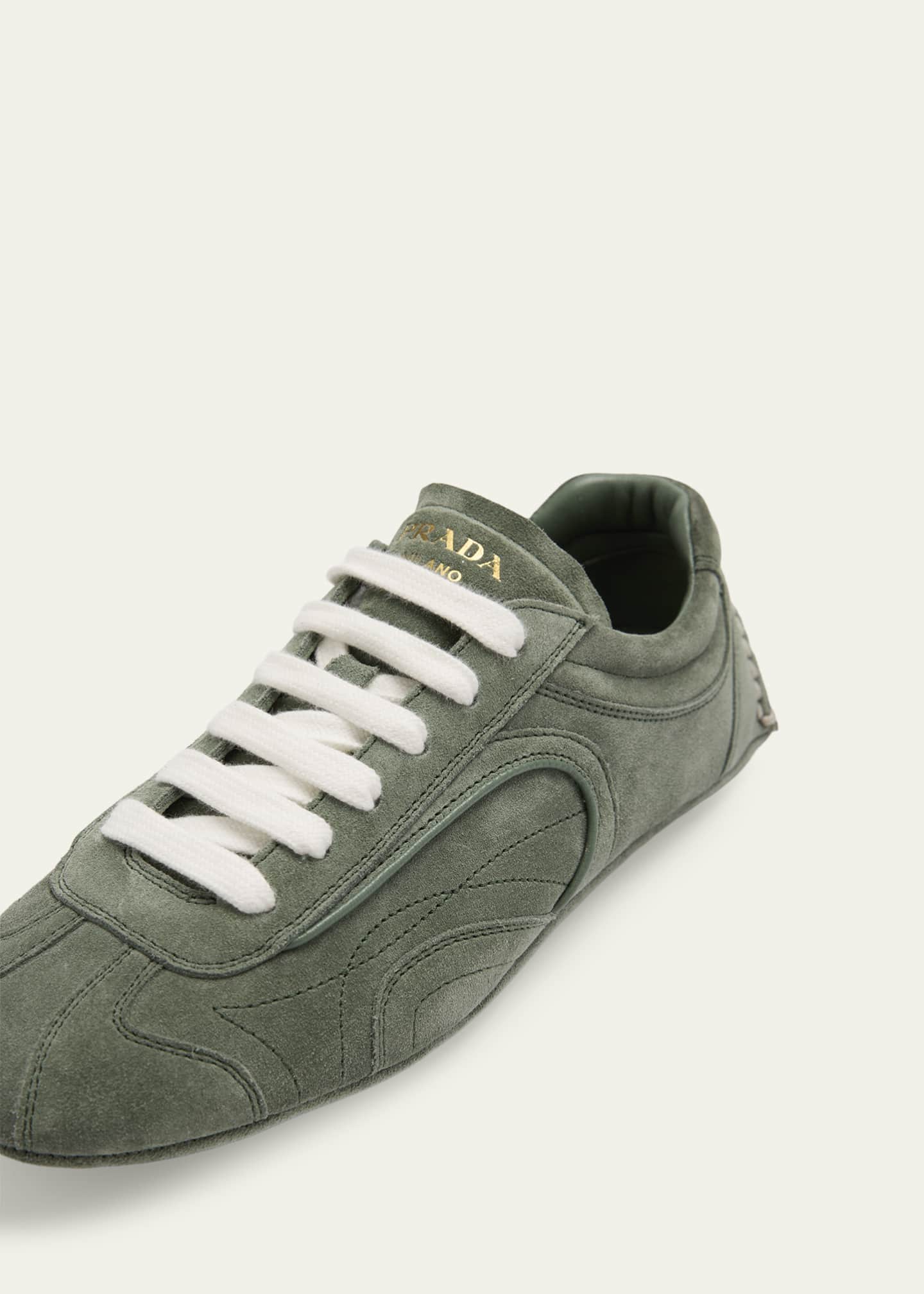 Prada Montecarlo Re-Edition 2005 Suede Sneakers - Bergdorf Goodman