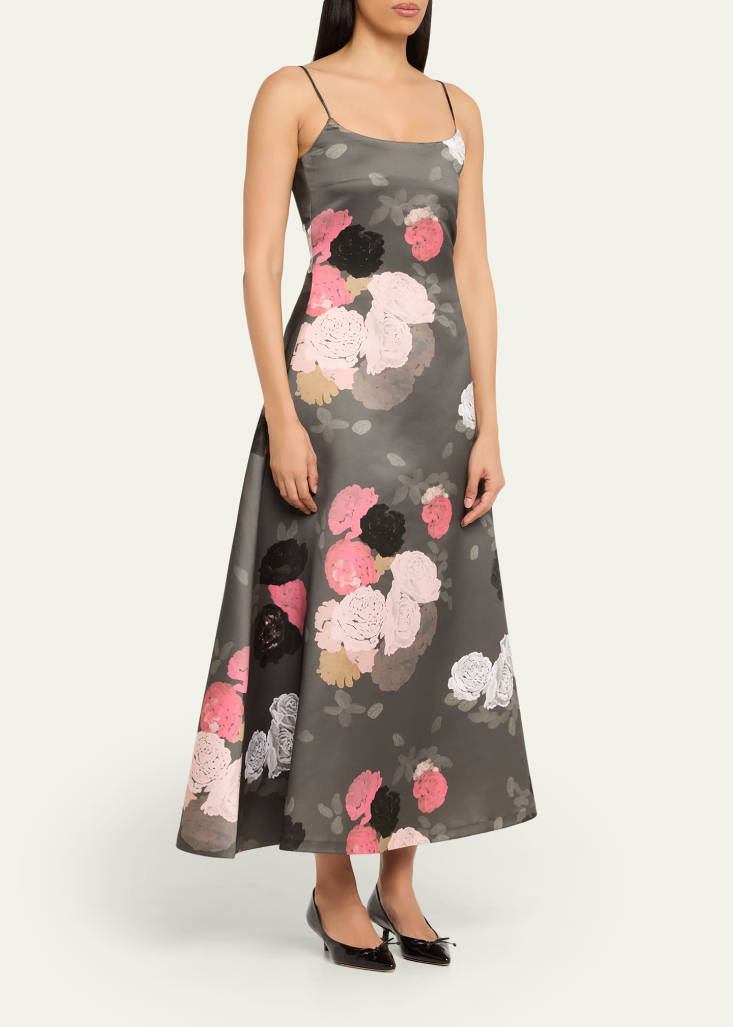 farm rio palm tree cutout midi dress Palm Tree Eyelet Blush Pink Sleeveless Midi Dress