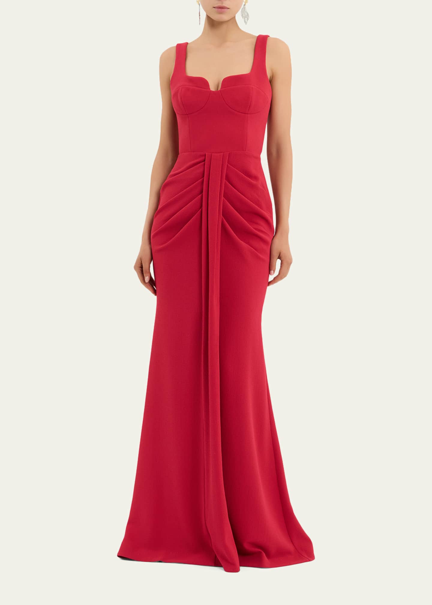 v neck wedding dress Spaghetti Strap V Neck Wedding Dresses Backless Layered Bridal Dress AWD1338