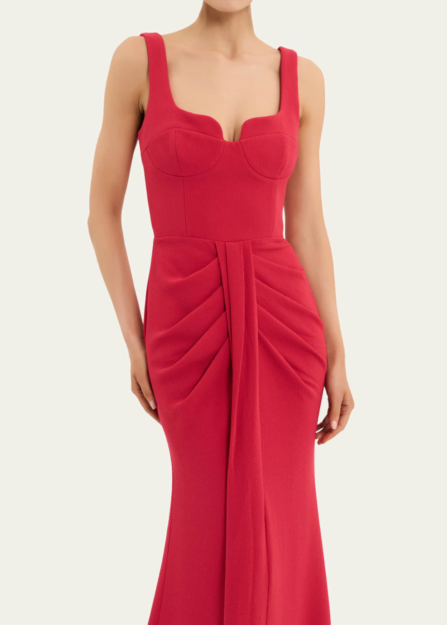 green emerald velvet dress Ella Gown Blue — Maxi Dresses main image 0
