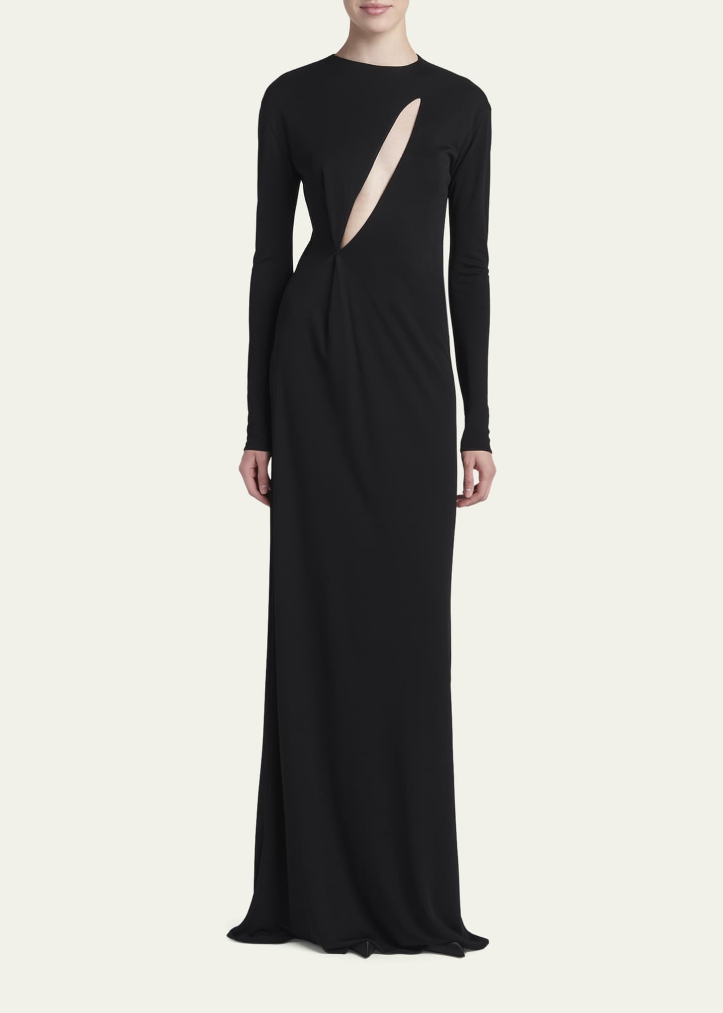 black jersey maxi dress long sleeve Womens Jolie Moi Black Long Sleeve Soft Jersey Maxi Dress US 12