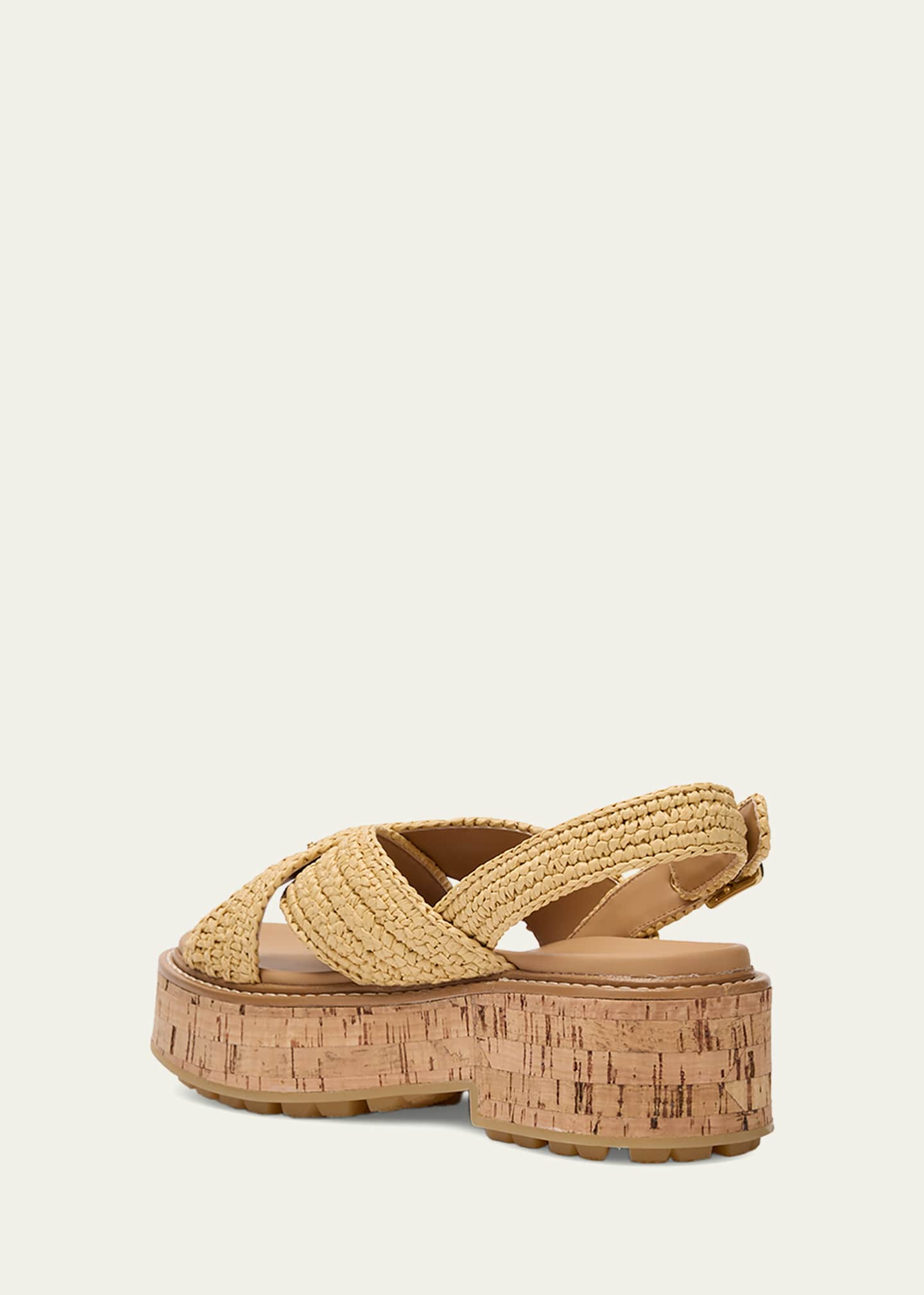 Prada Evolve Crochet and Leather Sandals - Bergdorf Goodman