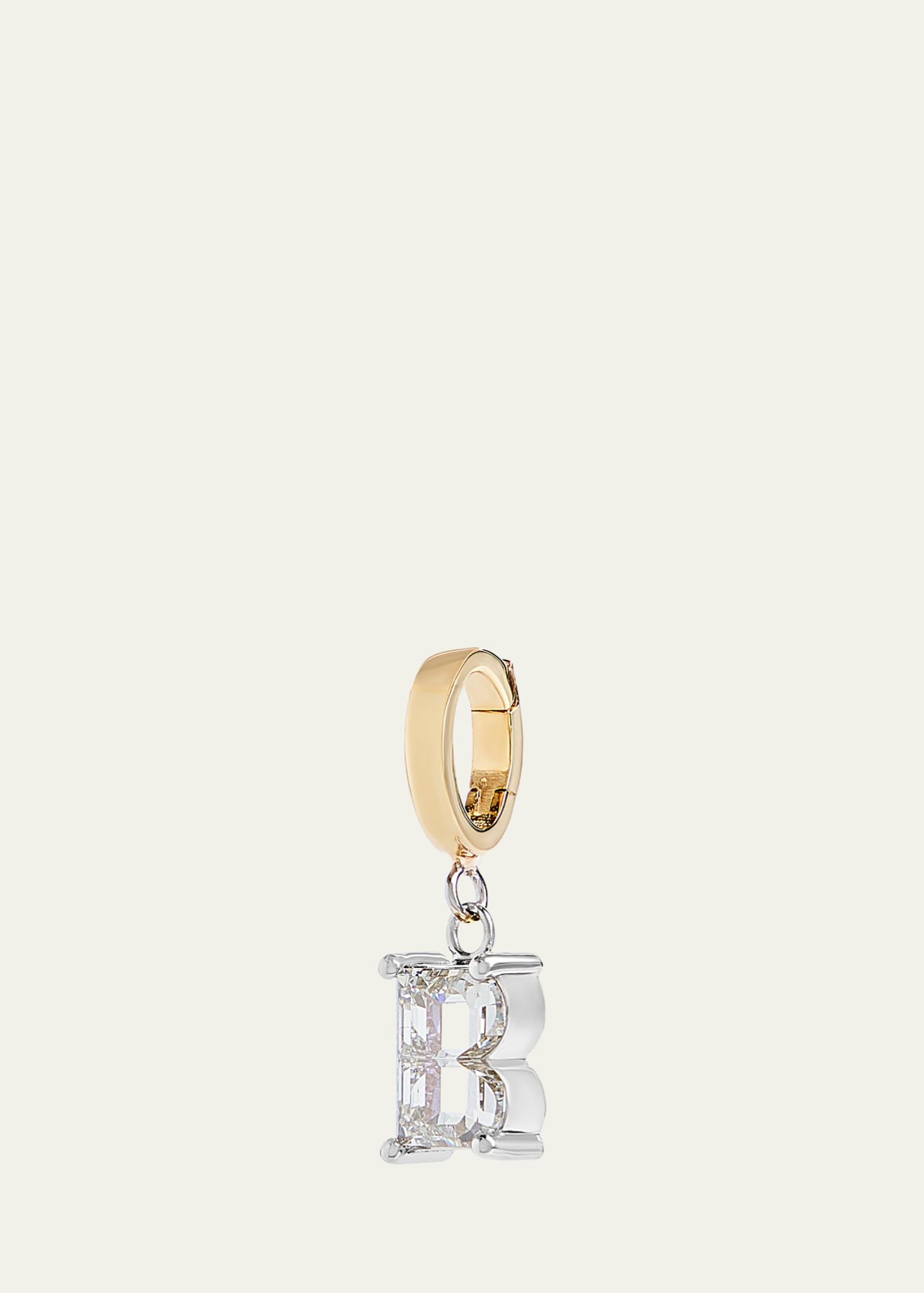 Kendall Row Lab Grown Diamond 14K Letter Charm, B - Bergdorf Goodman