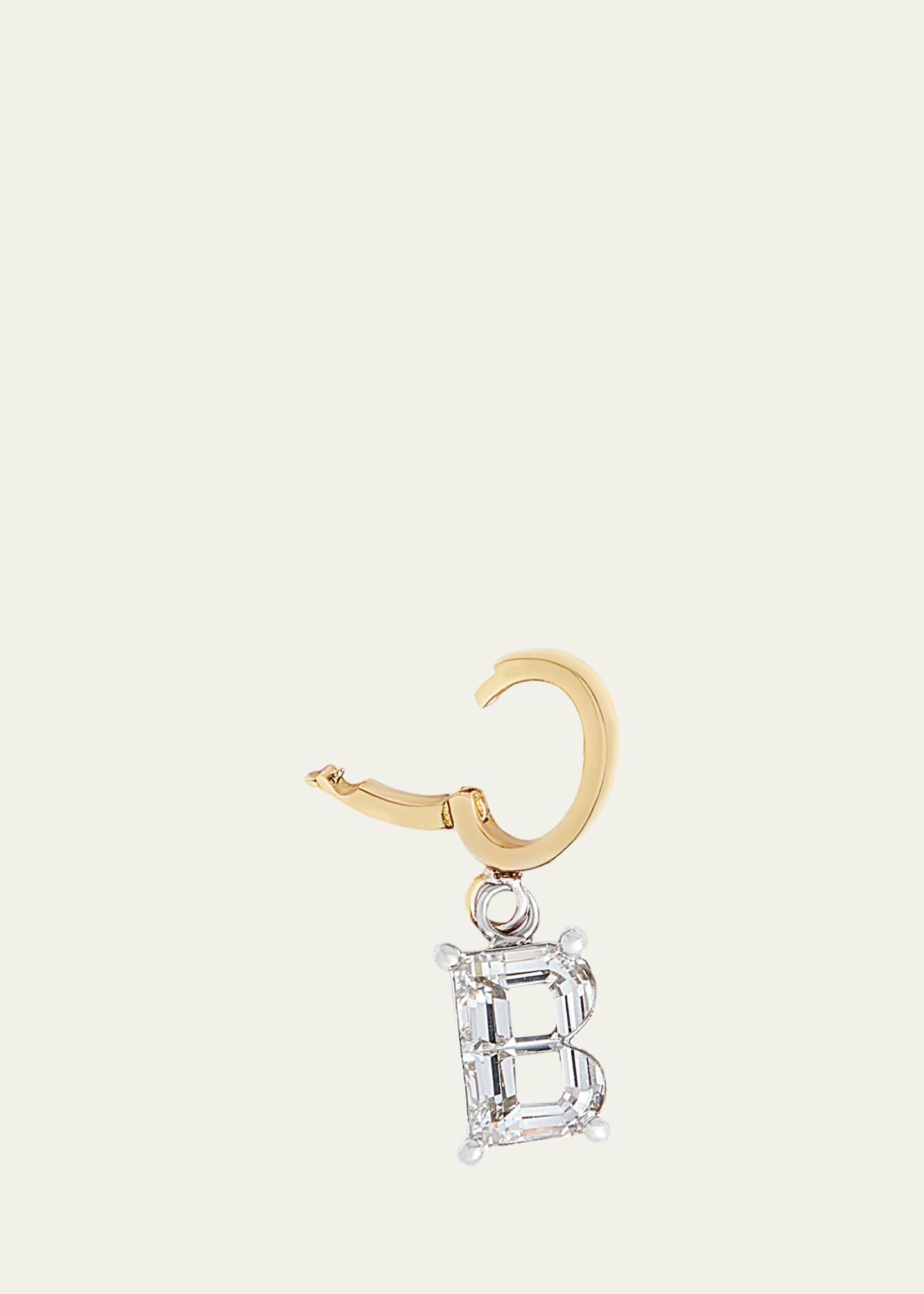 Kendall Row Lab Grown Diamond 14K Letter Charm, B - Bergdorf Goodman