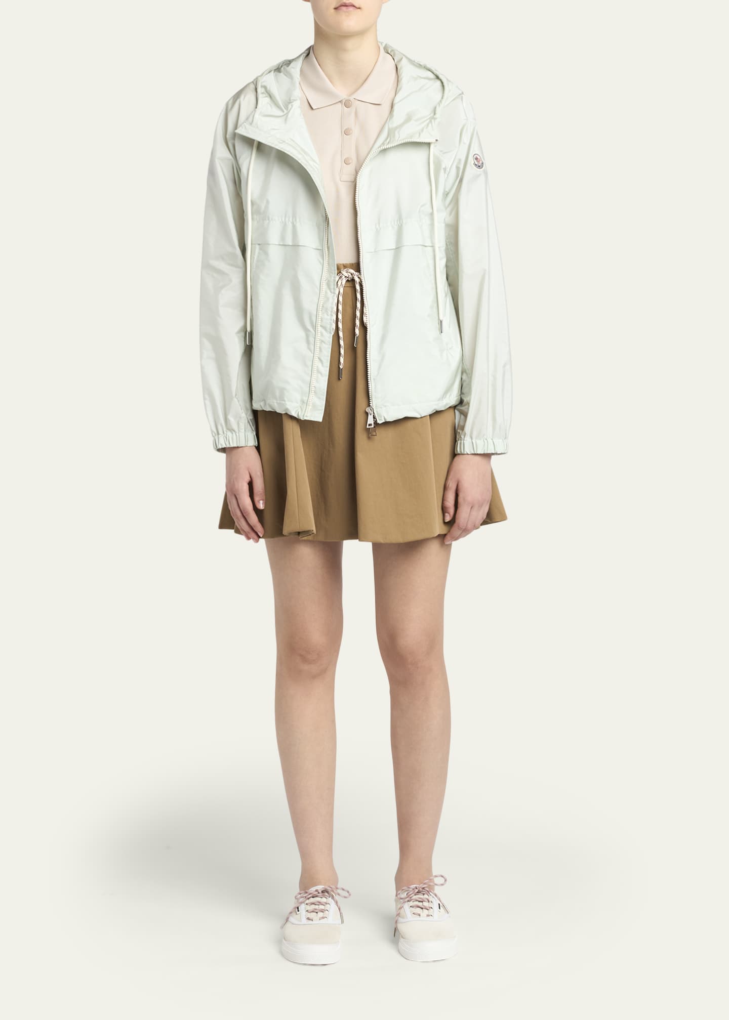 Moncler Coquelicot Hooded Windbreaker - Bergdorf Goodman
