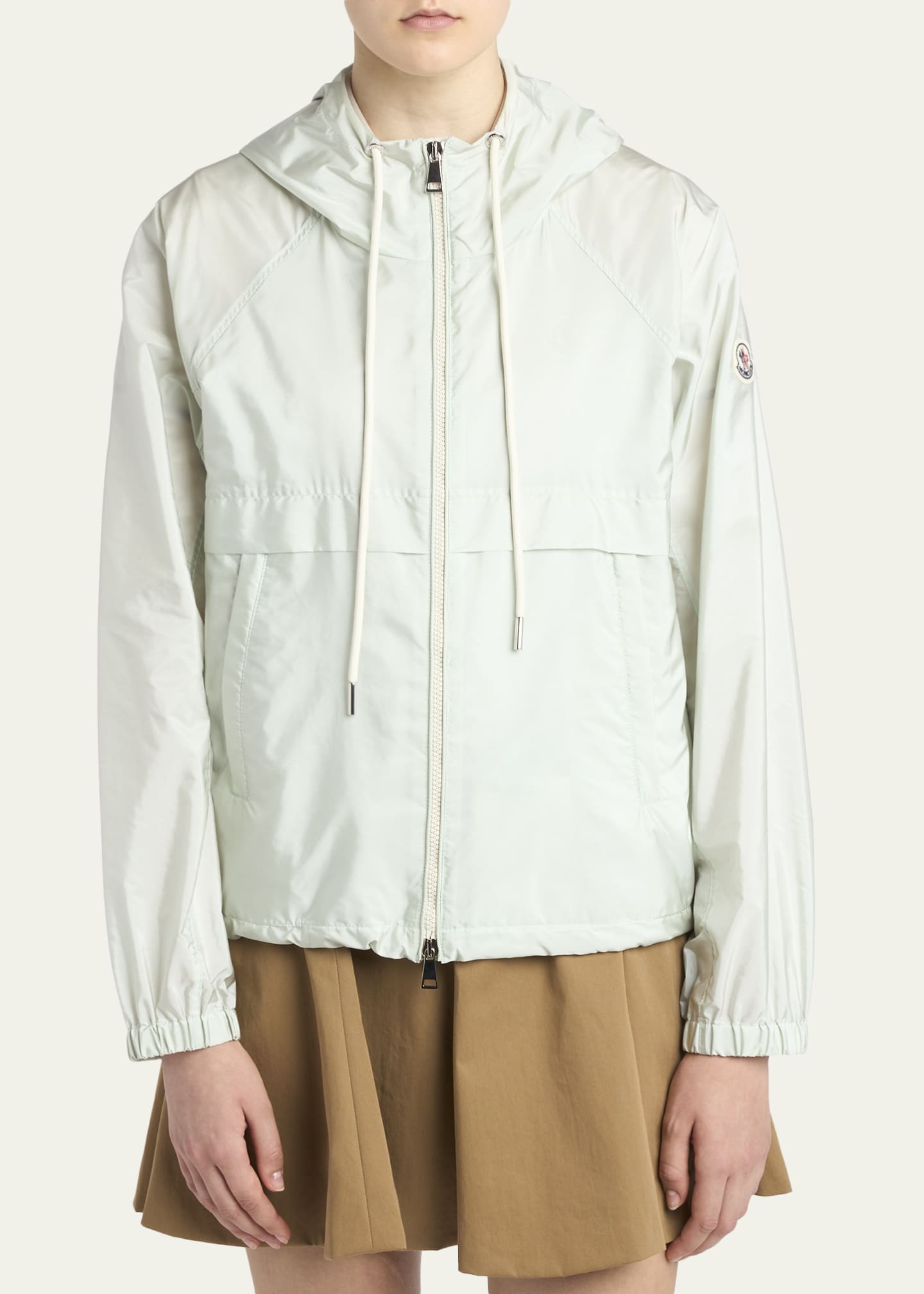 Moncler Coquelicot Hooded Windbreaker - Bergdorf Goodman