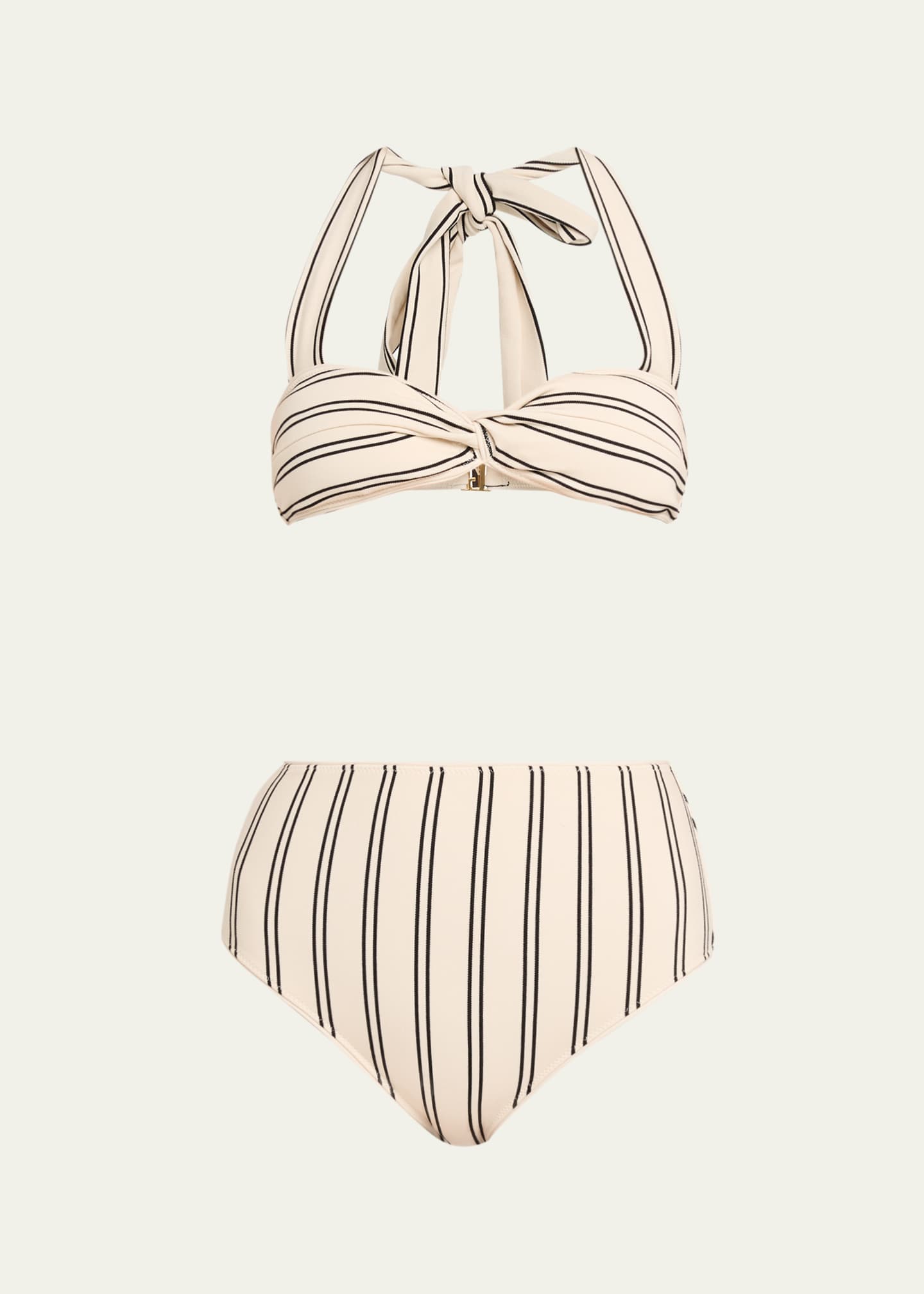 Zimmermann Daylight Twist Knit Two-Piece Swimsuit - Bergdorf Goodman