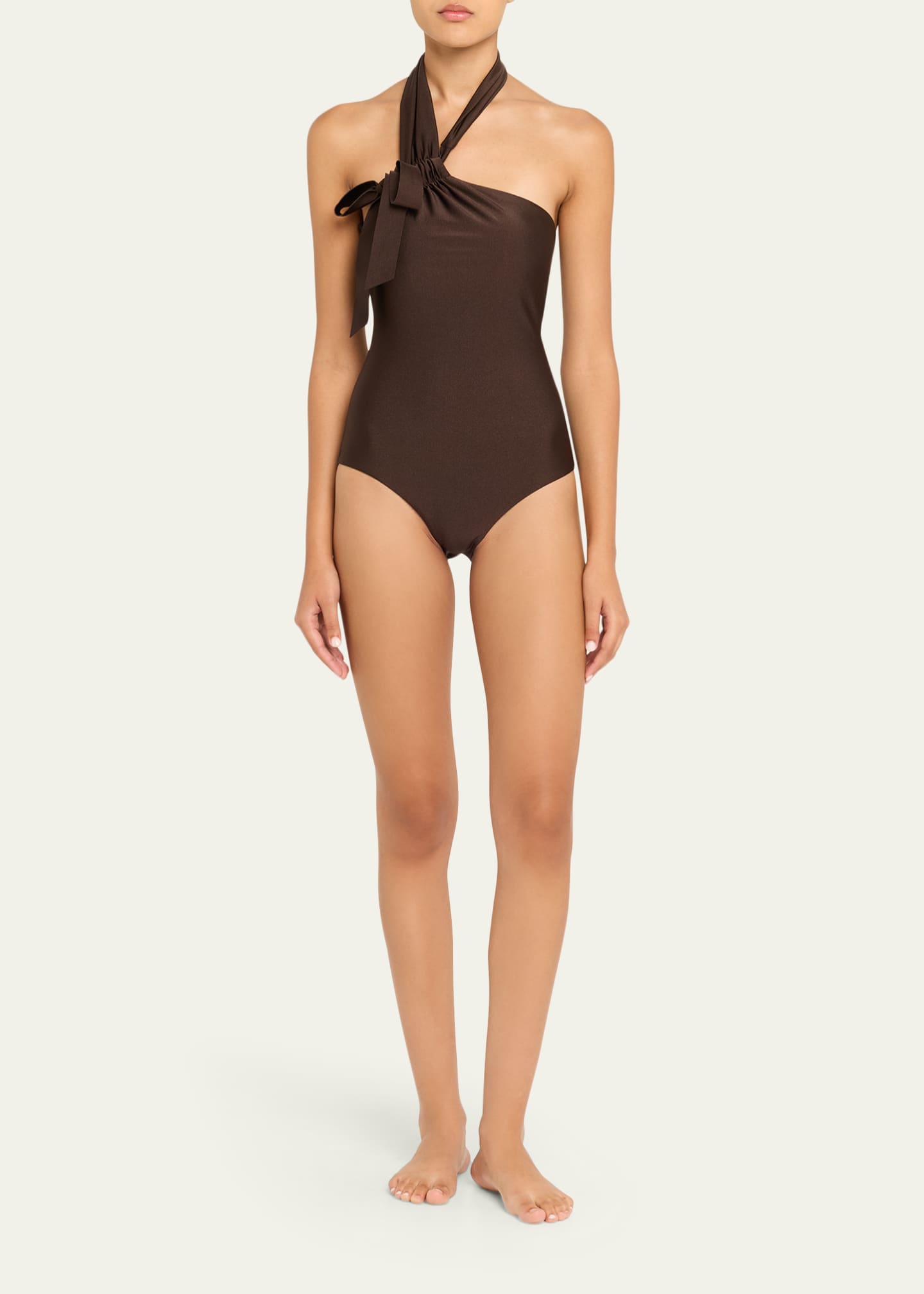 Zimmermann Awaken Tie Neck One-Piece Swimsuit - Bergdorf Goodman
