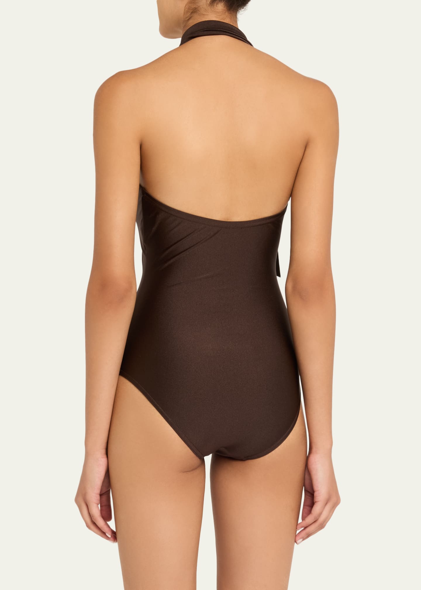 Zimmermann Awaken Tie Neck One-Piece Swimsuit - Bergdorf Goodman