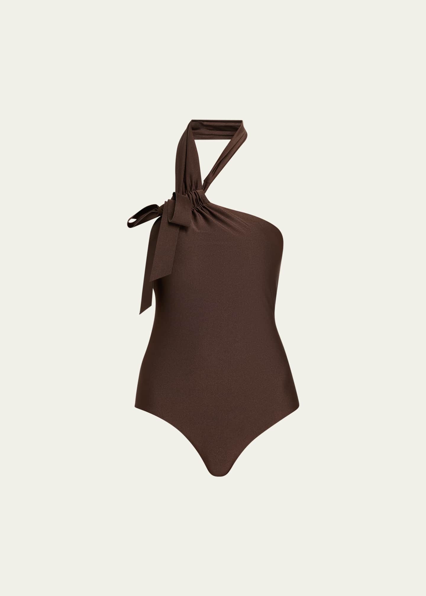 Zimmermann Awaken Tie Neck One-Piece Swimsuit - Bergdorf Goodman