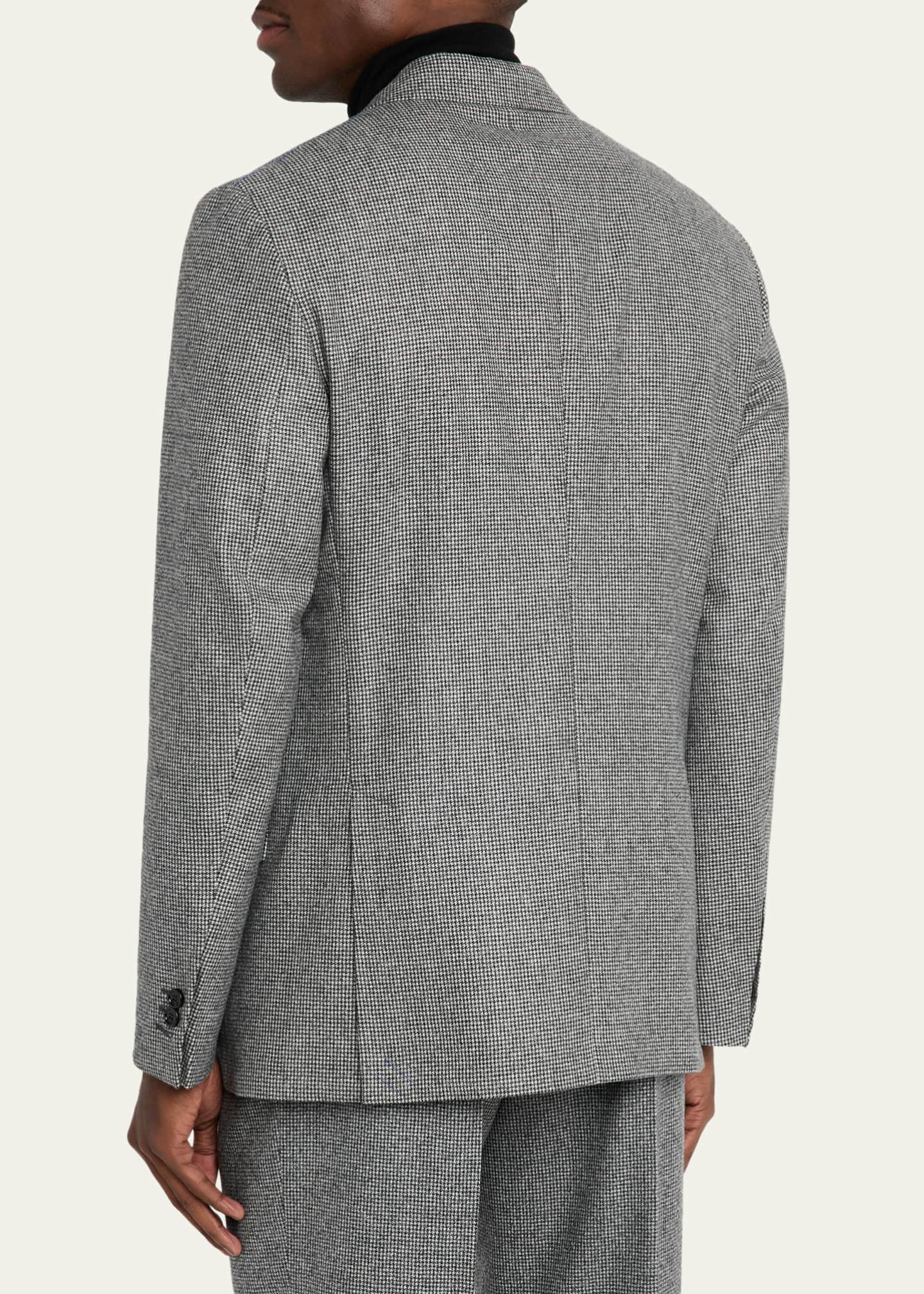 Burberry Men's Puppytooth Check Wool Tailored Jacket - Bergdorf