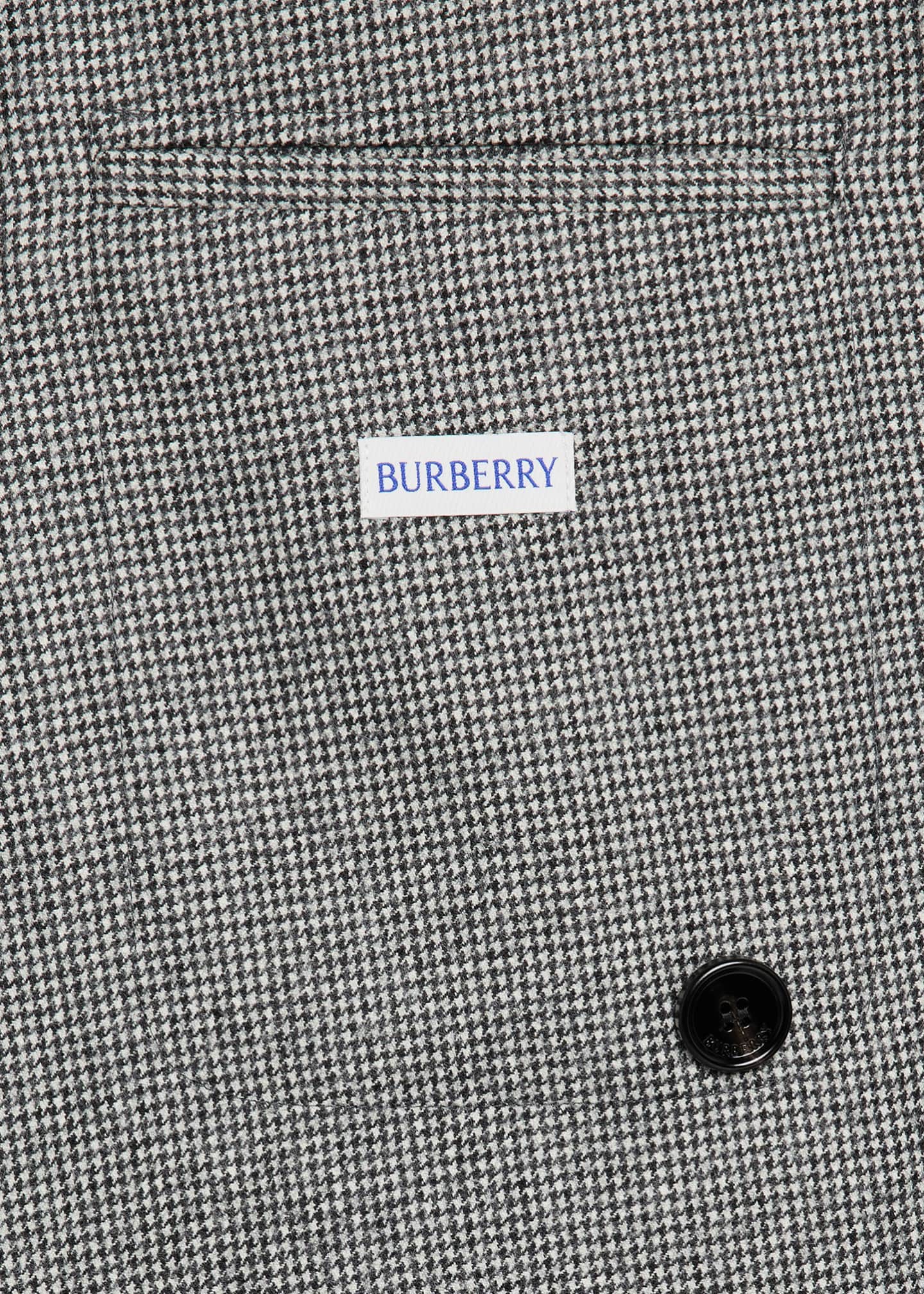 Burberry Men's Puppytooth Check Wool Tailored Jacket - Bergdorf