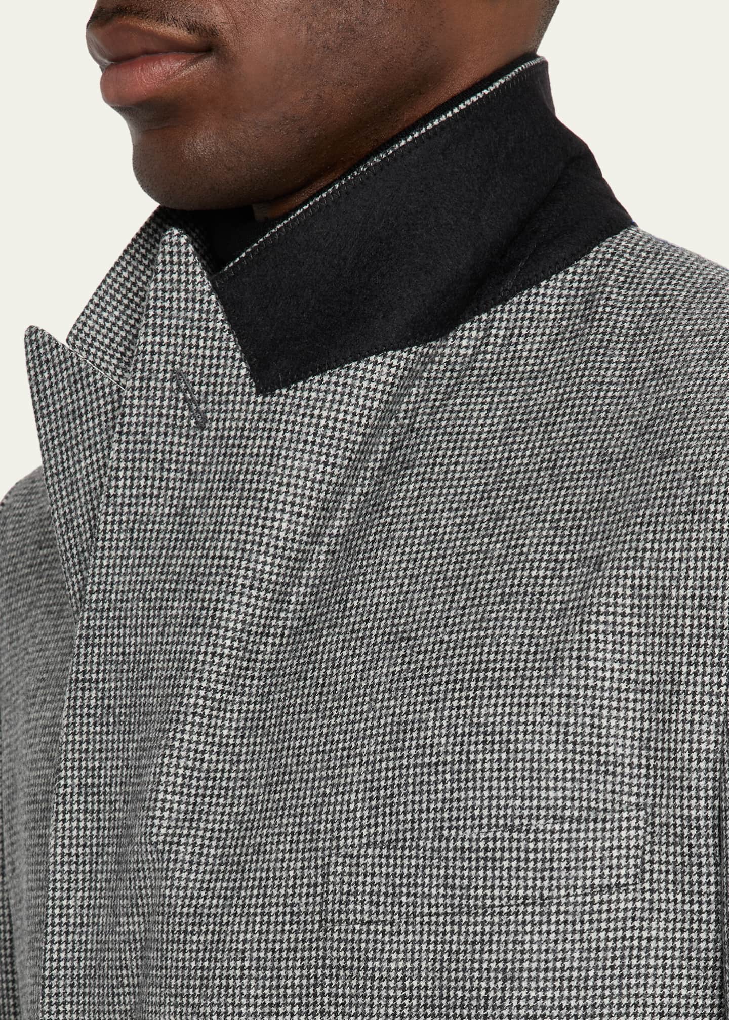 Burberry Men's Puppytooth Check Wool Tailored Jacket - Bergdorf