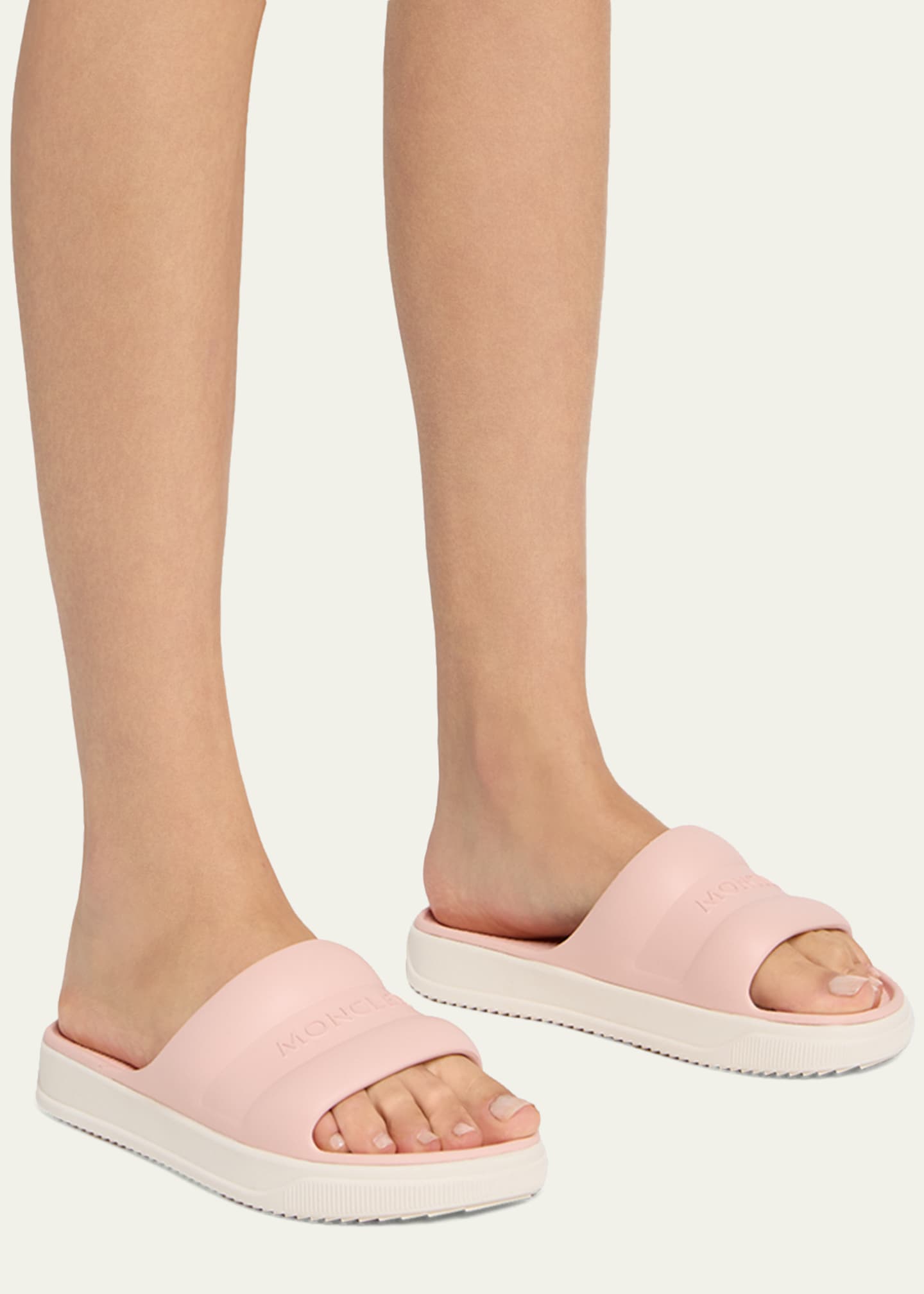 Moncler Altive Logo Slide Sandals - Bergdorf Goodman