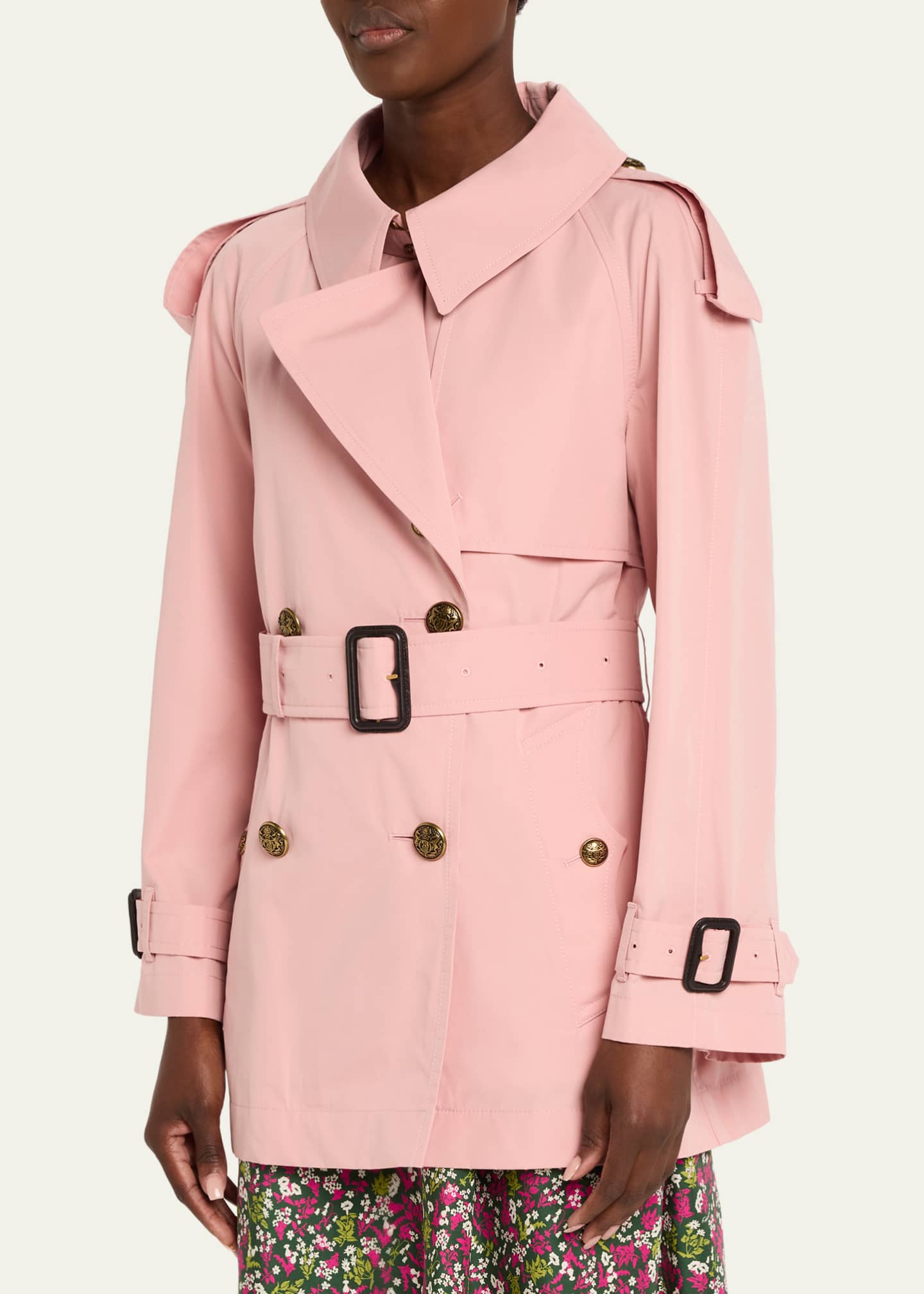 Burberry Fitzrovia Short Belted Trench Coat - Bergdorf Goodman