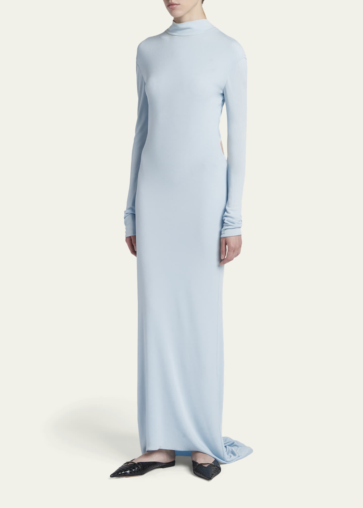 tom ford jersey dress Tom Ford Draped halterneck jersey gown TOM FORD
