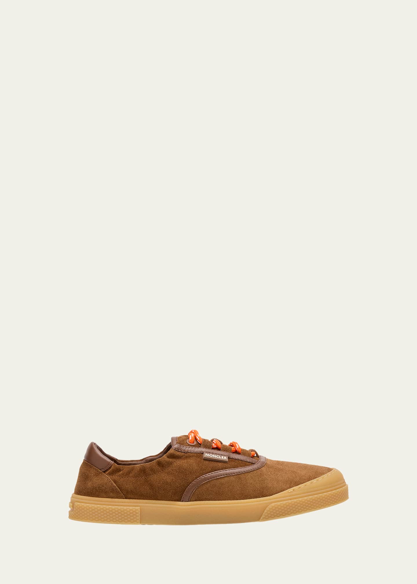 Moncler Vera Leisure Suede Low-Top Sneakers - Bergdorf Goodman