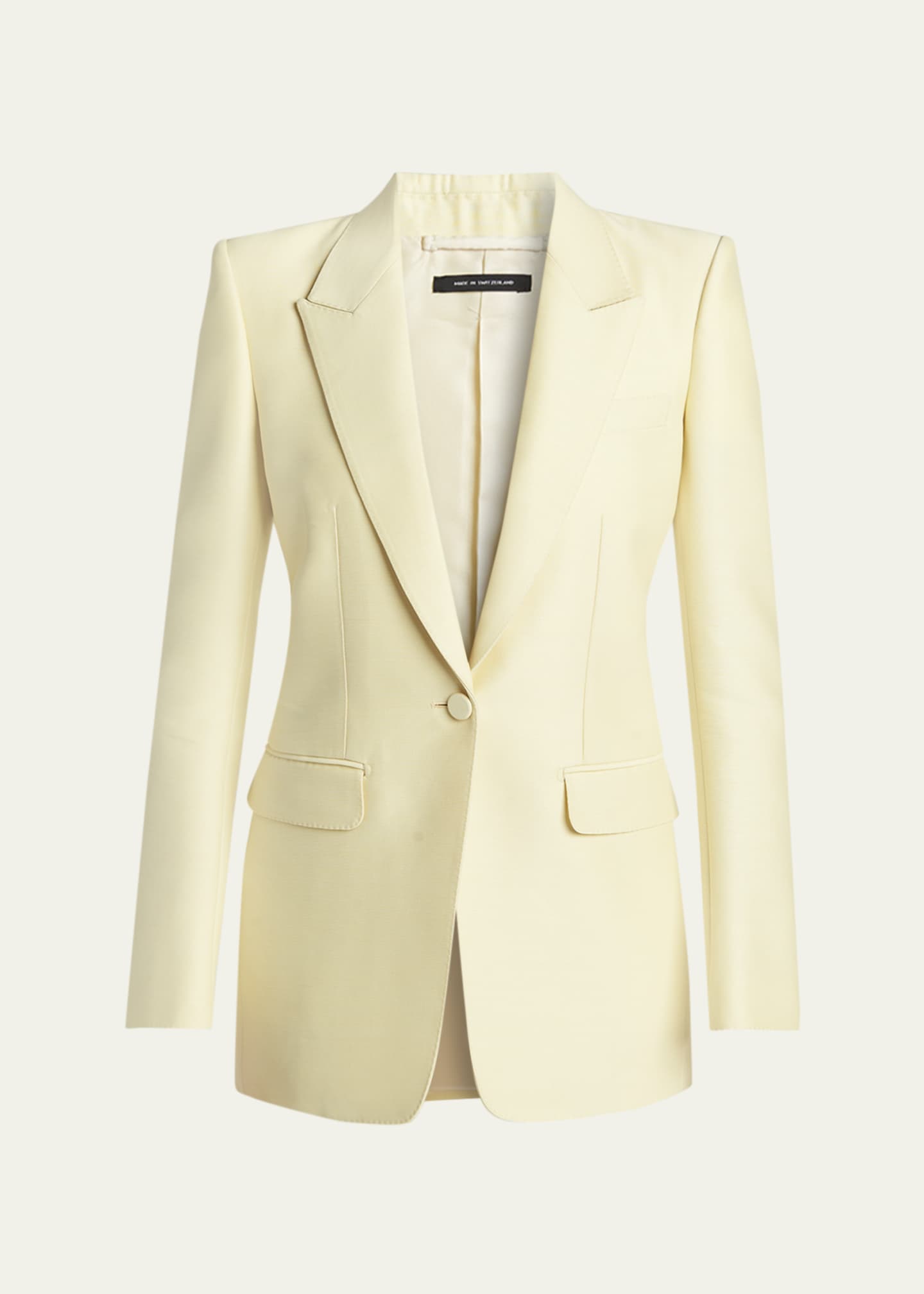 TOM FORD Wool Silk Single-Breasted Jacket - Bergdorf Goodman