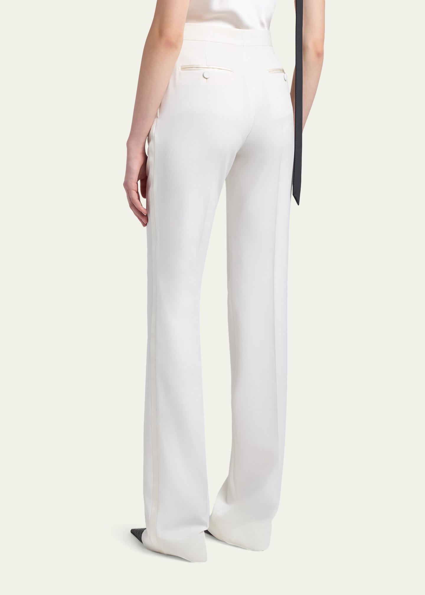 TOM FORD Sharp Grain De Poudre Pants - Bergdorf Goodman